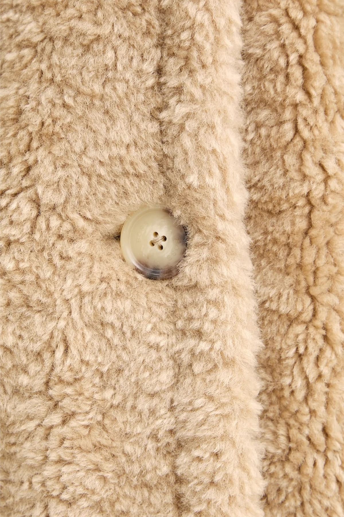 BOSS CASUAL ΓΟΥΝΑ C_CATEDY FAUX FUR ΤΣΕΠΕΣ ΜΠΕΖ