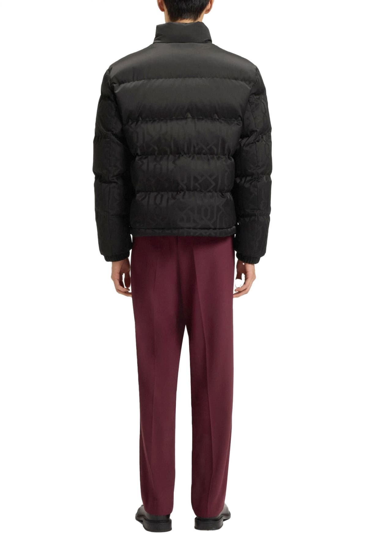 HUGO ΜΠΟΥΦΑΝ ΦΟΥΣΚΩΤΟ BALTO2541 LOGO ΜΕΤΑΛΛΙΚΟ ΜΑΥΡΟ