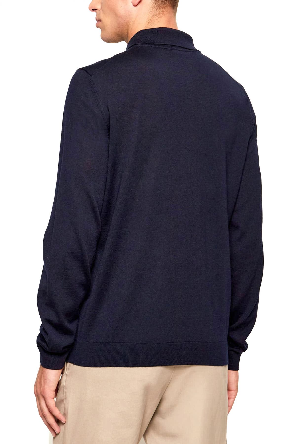 BOSS ΠΛΕΚΤΟ FULL BUTTON HELBERT ΜΠΛΕ