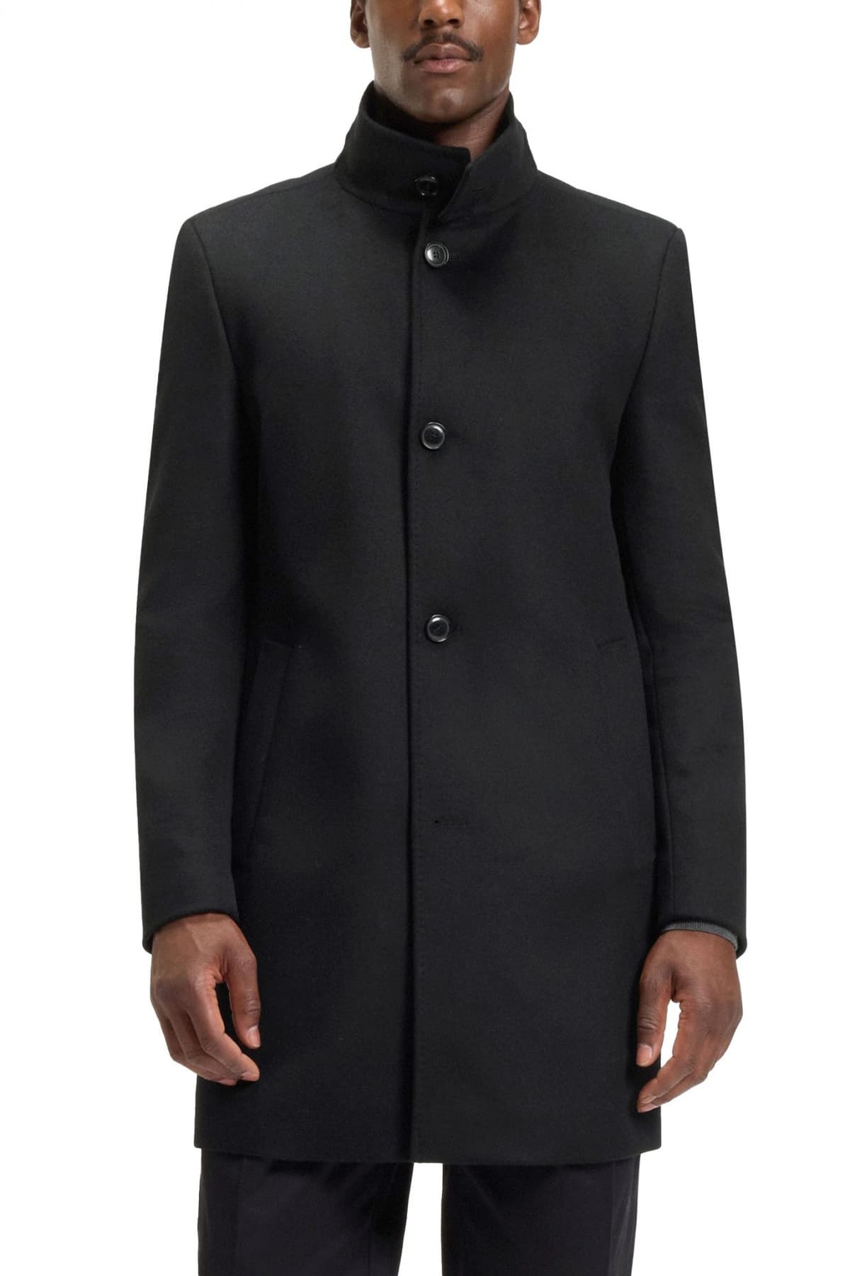 BOSS ΠΑΛΤΟ H-HYDE-SU-254 ΜΑΥΡΟ