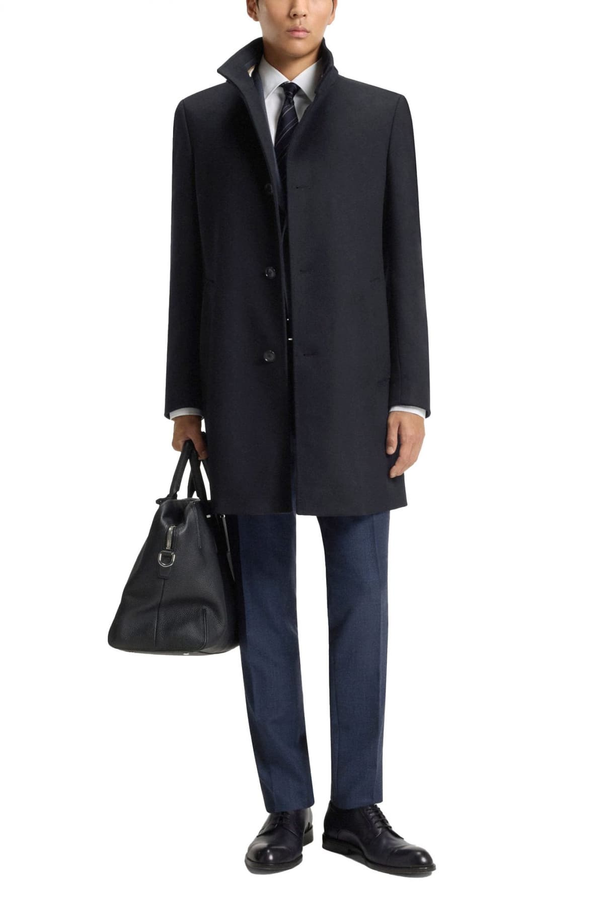 BOSS ΠΑΛΤΟ H-HYDE-SU-254 ΜΠΛΕ