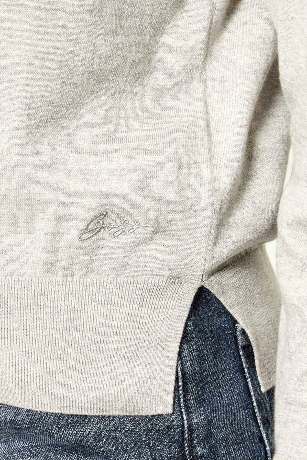 BOSS CASUAL ΠΛΕΚΤΟ ΛΟΥΠΕΤΟ C_FAGHETTINI ΑΝΟΙΧΤΟ ΓΚΡΙ