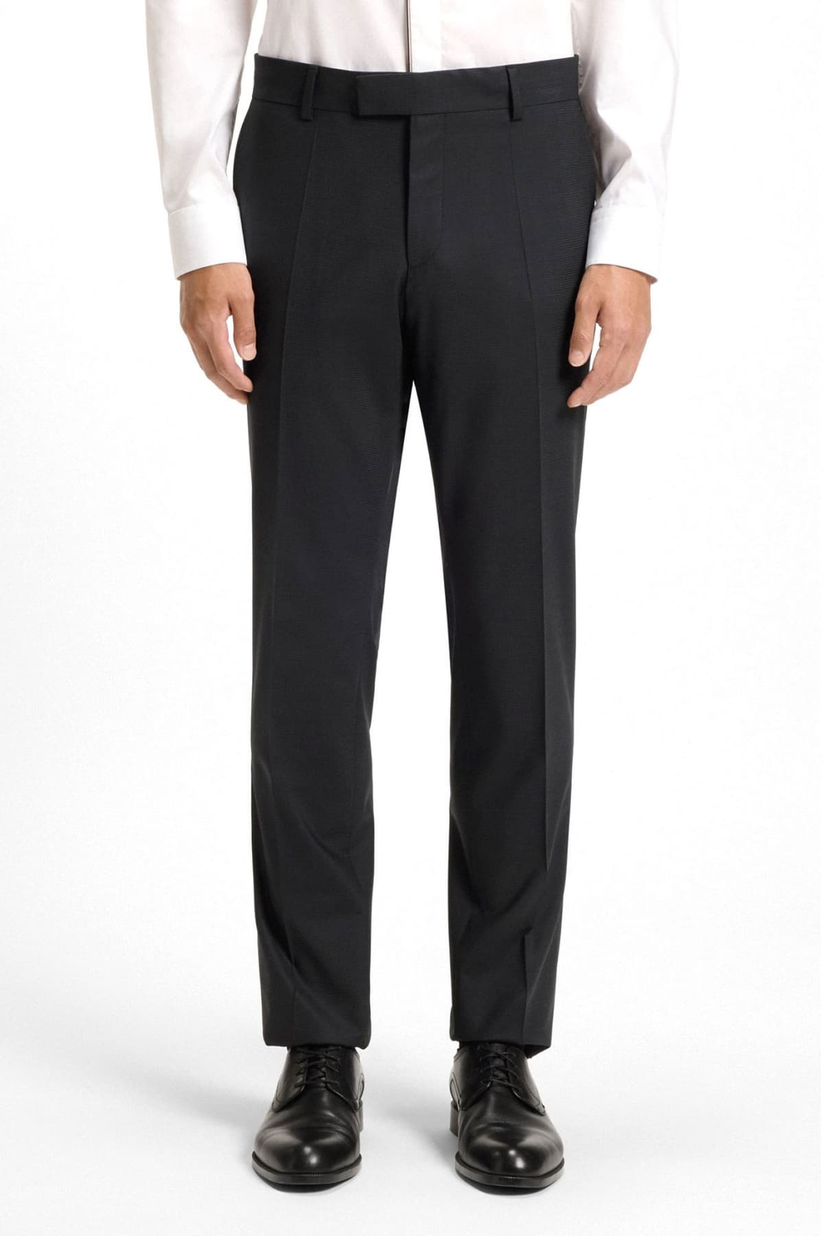 BOSS ΚΟΣΤΟΥΜΙ ΔΙΚΟΥΜΠΟ ΜΙΚΡΟΣΧΕΔΙΟ SLIM FIT H-HUGE-2PCS-PEAK-253 ΜΑΥΡΟ