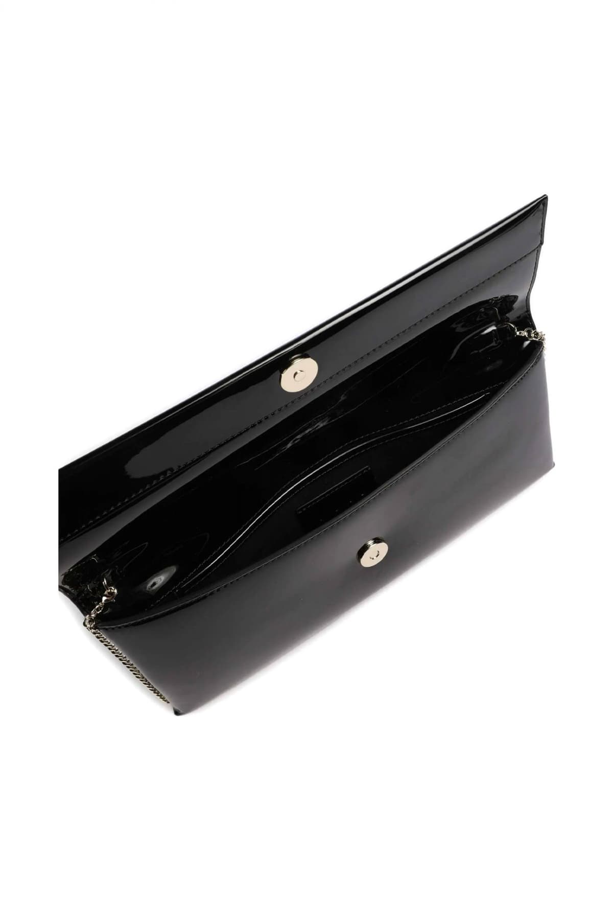 BOSS ΤΣΑΝΤΑ ΦΑΚΕΛΟΣ/CROSSBODY BEYOND CLUTCHPT LOGO ΜΕΤΑΛΛΙΚΟ ΜΑΥΡΟ