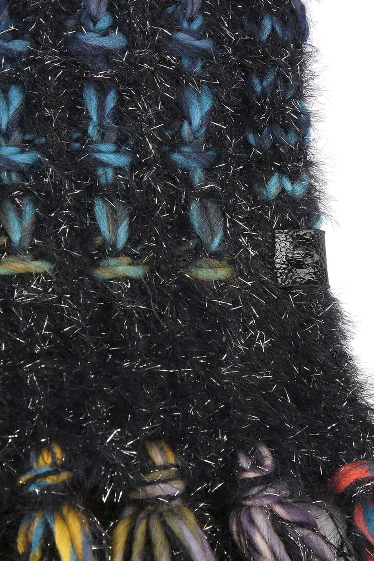 KURT GEIGER ΚΑΣΚΩΛ LUREX KNIT SCARF ΑΣΗΜΙ ΛΕΠΤΟΜΕΡΕΙΕΣ ΠΟΛΥΧΡΩΜΟ