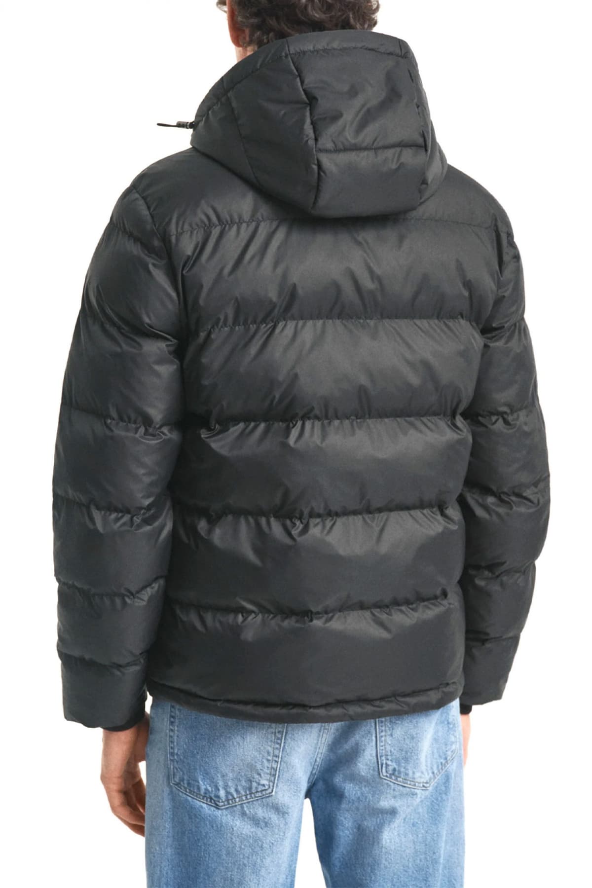 GANT ΜΠΟΥΦΑΝ ΦΟΥΣΚΩΤΟ ΑΠΟΣΠΩΜΕΝΗ ΚΟΥΚΟΥΛΑ ACTIVE CLOUD JACKET ΜΑΥΡΟ