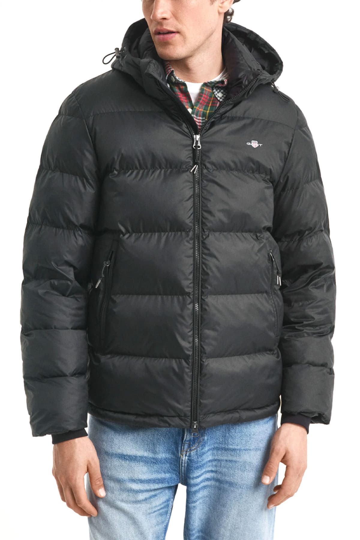 GANT ΜΠΟΥΦΑΝ ΦΟΥΣΚΩΤΟ ΑΠΟΣΠΩΜΕΝΗ ΚΟΥΚΟΥΛΑ ACTIVE CLOUD JACKET ΜΑΥΡΟ