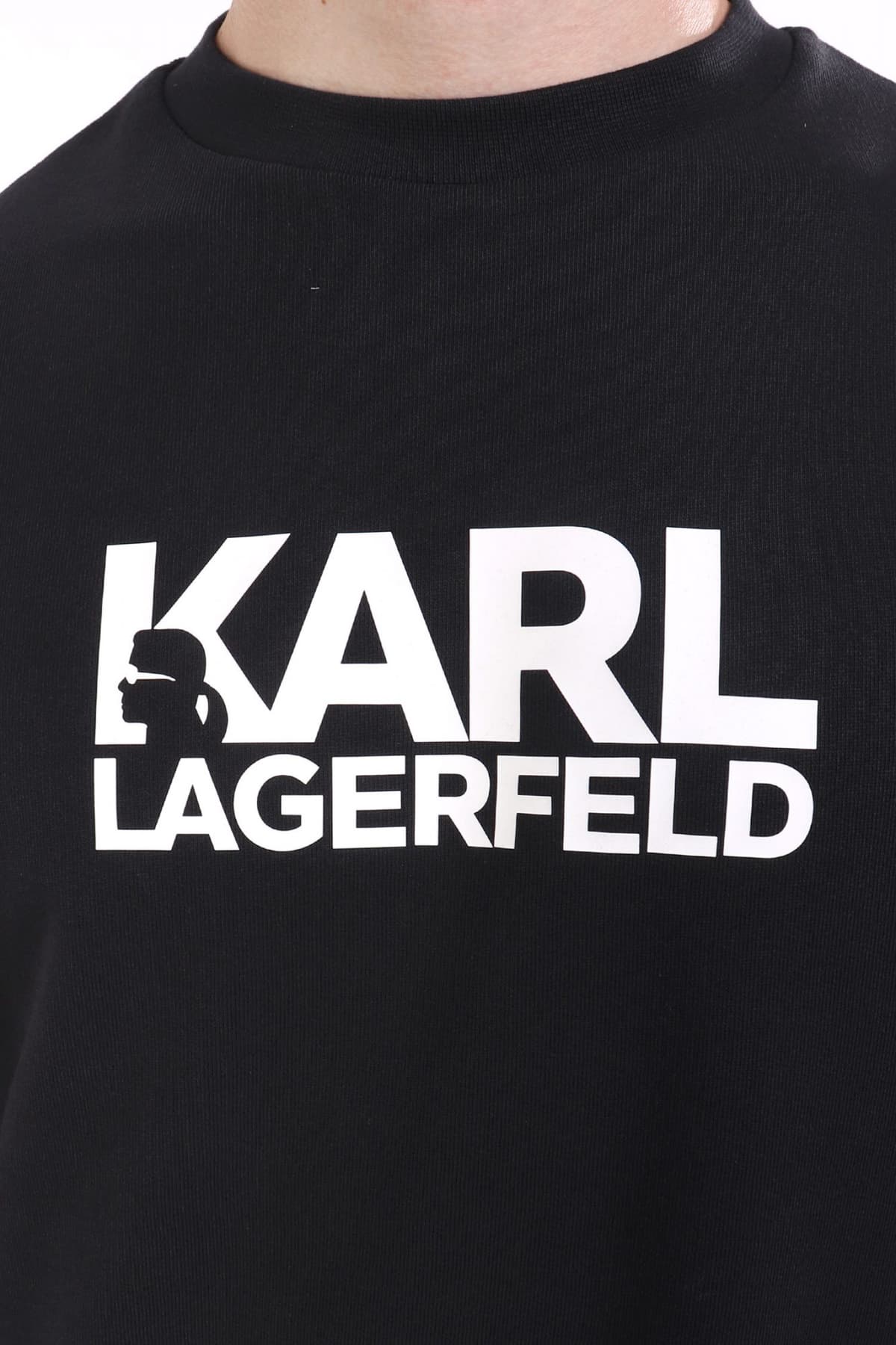 KARL LAGERFELD ΦΟΥΤΕΡ CREW NECK LOGO ΜΠΛΕ