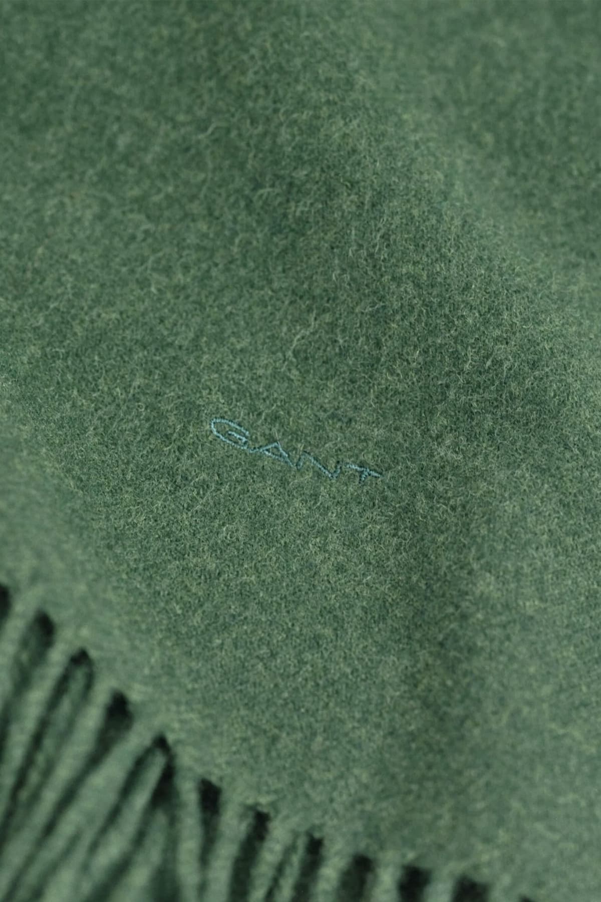 GANT ΚΑΣΚΩΛ ΜΑΛΛΙΝΟ UNISEX. WOOL SCARF ΠΡΑΣΙΝΟ