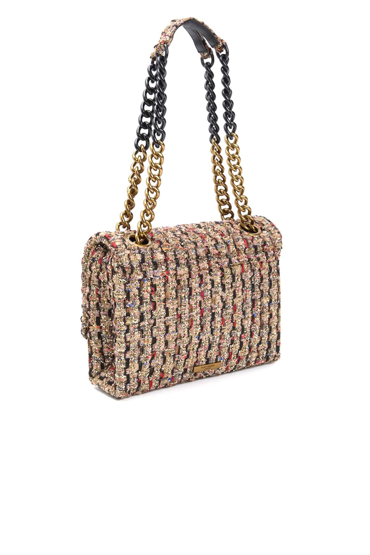 KURT GEIGER ΤΣΑΝΤΑ ΩΜΟΥ/CROSSBODY LARGE KENSINGTON KURT ΑΛΥΣΙΔΑ LOGO ΠΟΛΥΧΡΩΜΟ/ΧΡΥΣΟ