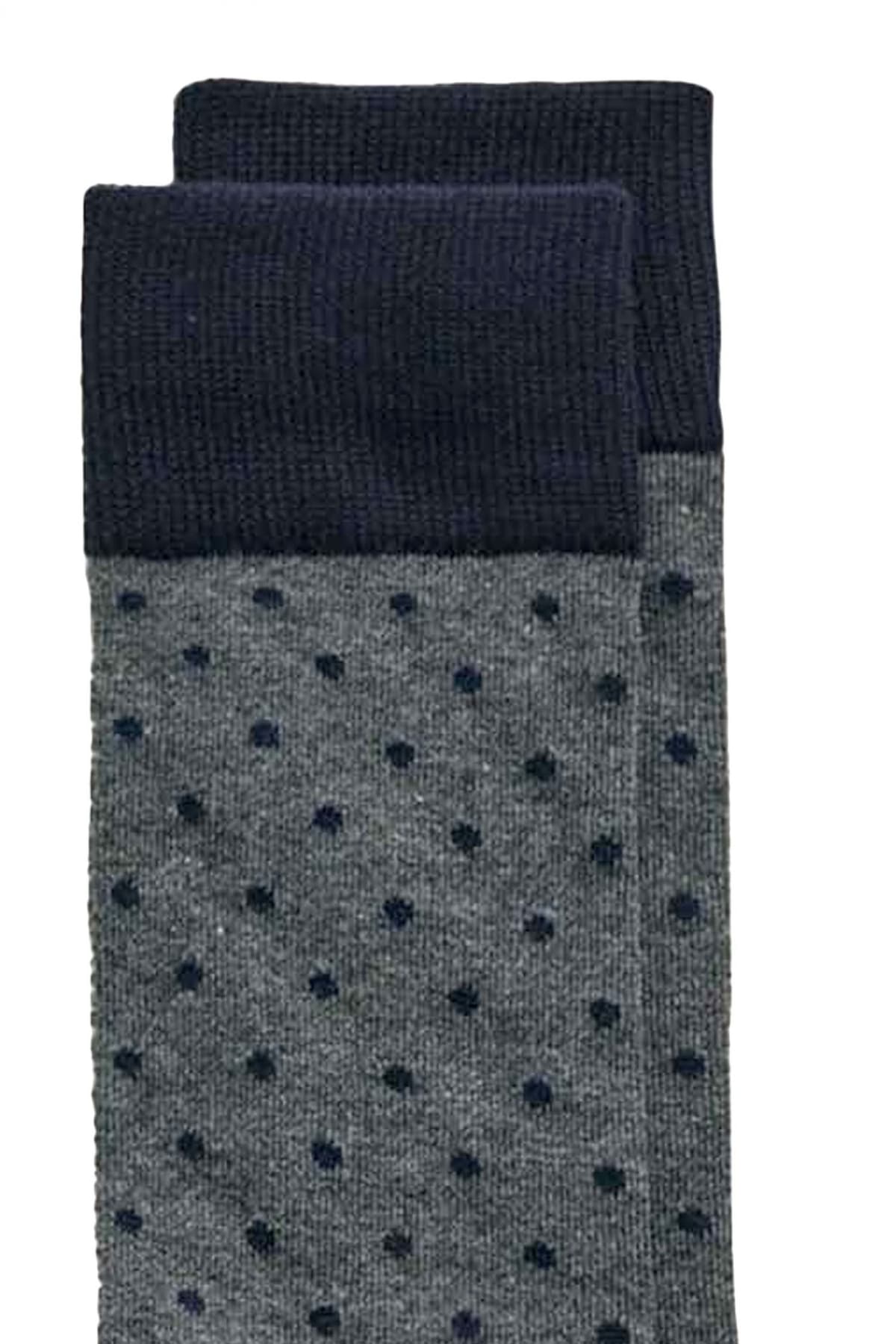 GANT ΚΑΛΤΣΕΣ 2-PACK DOT AND SOLID SOCKS ΜΠΛΕ-ΓΚΡΙ