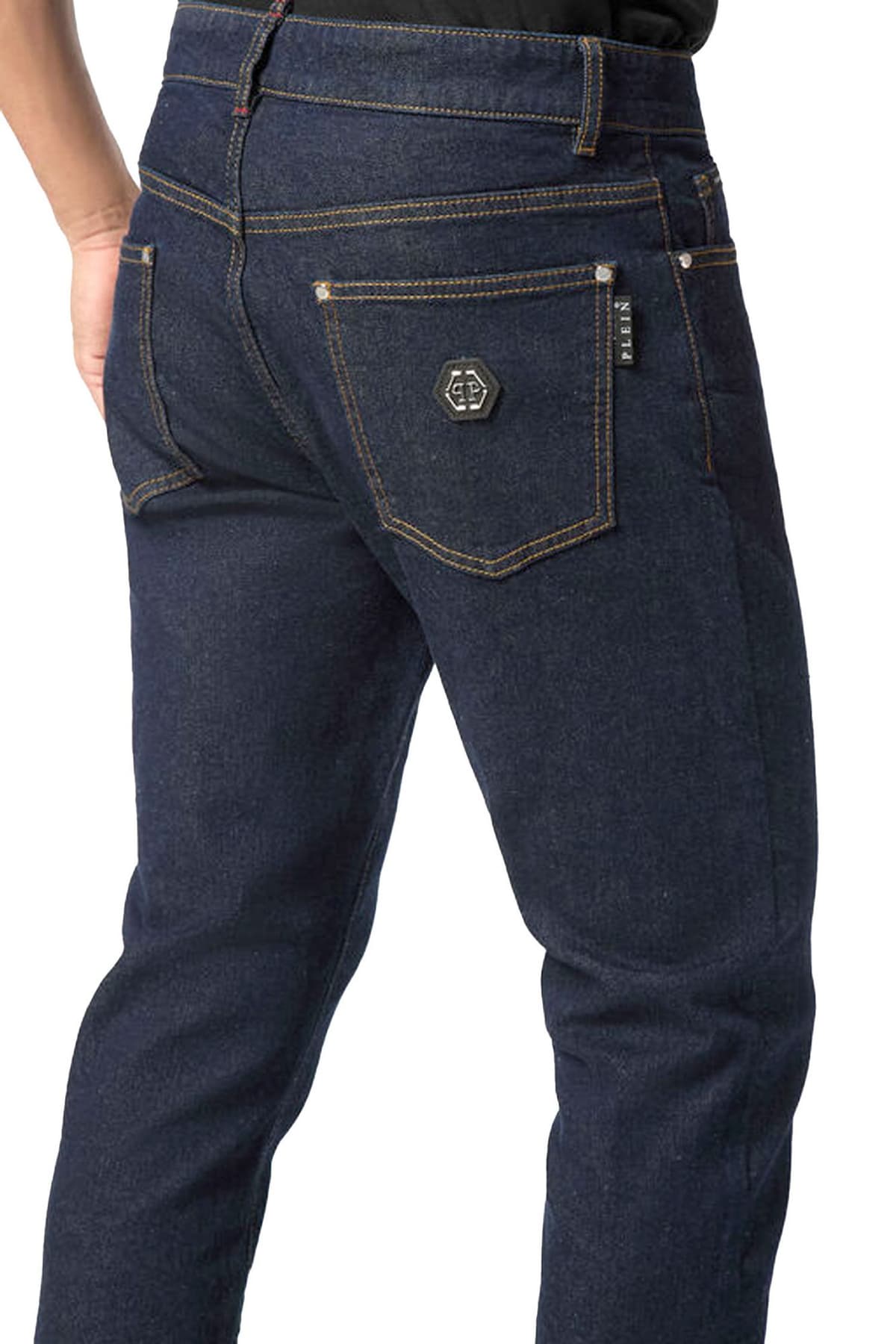 PHILIPP PLEIN ΠΑΝΤΕΛΟΝΙ JEANS SKINNY ΜΠΛΕ
