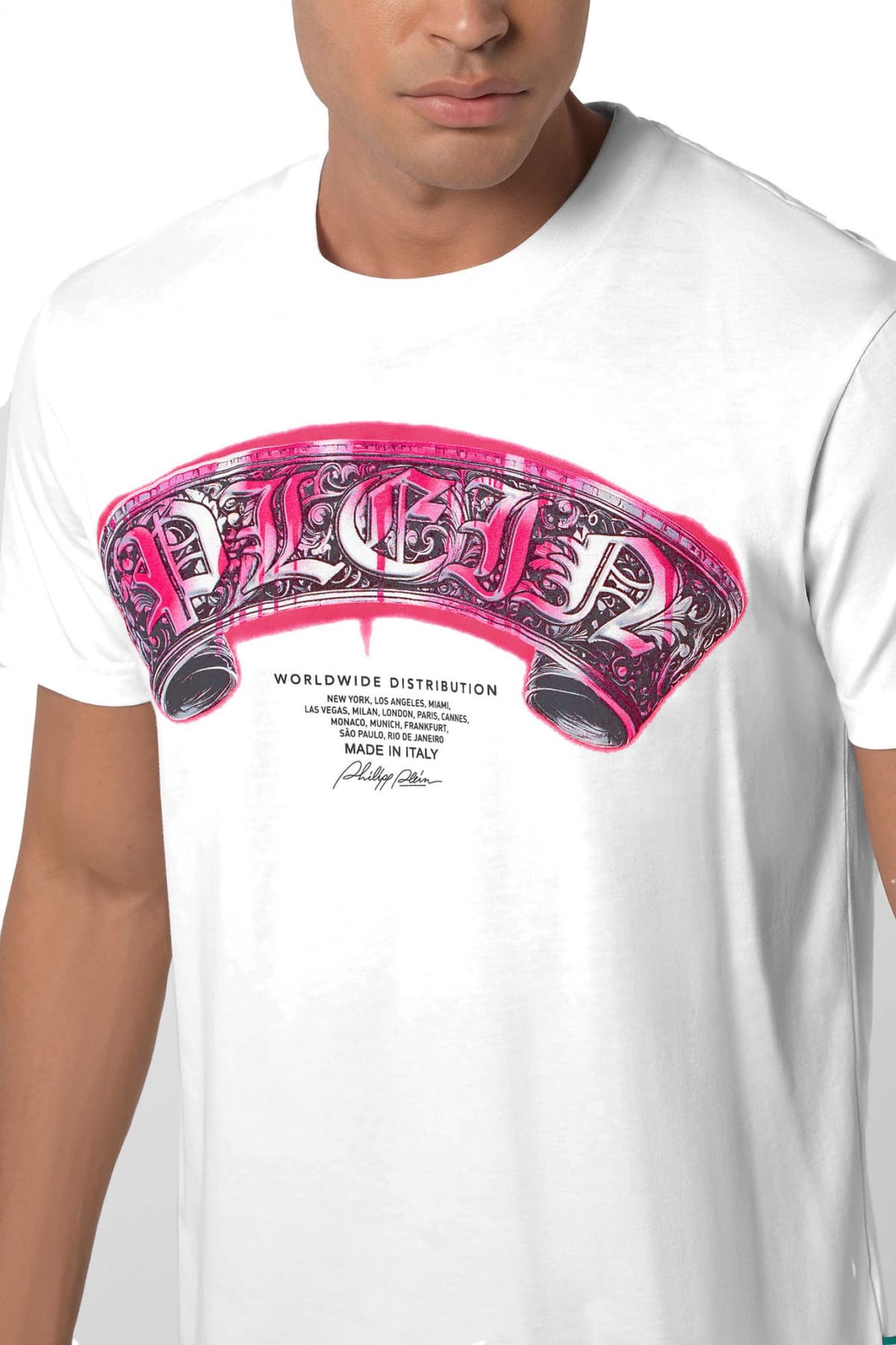 Men's T-Shirts Philipp Plein White