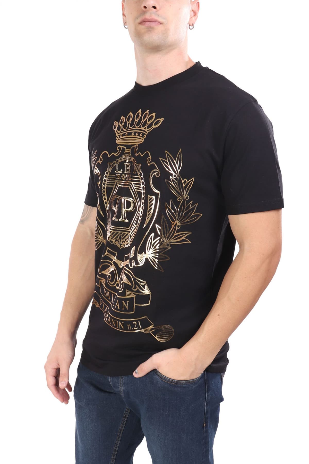 Men's T-Shirts Philipp Plein Black