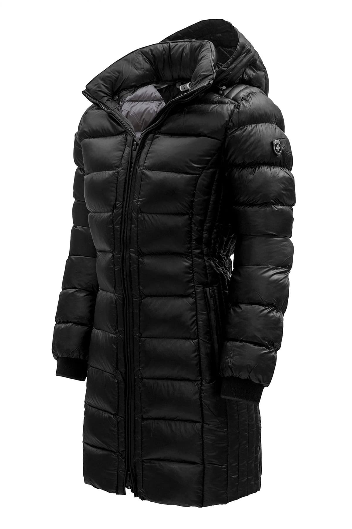 WELLENSTEYN ΓΥΝΑΙΚΕΙΟ ΜΠΟΥΦΑΝ MIDI HIGHCLASS LONG ΑΠΟΣΠΩΜΕΝΗ ΚΟΥΚΟΥΛΑ ΜΑΥΡΟ