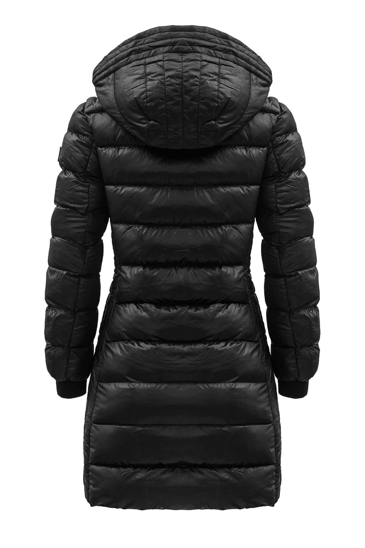 WELLENSTEYN ΓΥΝΑΙΚΕΙΟ ΜΠΟΥΦΑΝ MIDI HIGHCLASS LONG ΑΠΟΣΠΩΜΕΝΗ ΚΟΥΚΟΥΛΑ ΜΑΥΡΟ