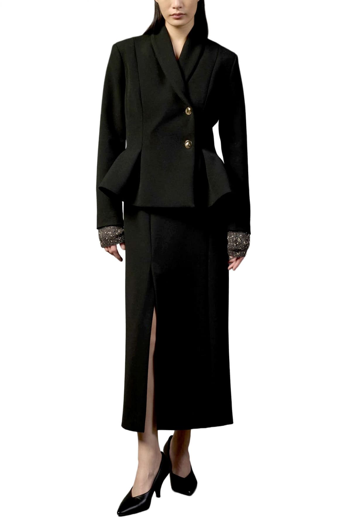 LIVIANA CONTI ΣΑΚΑΚΙ JANIS ΣΤΑΥΡΩΤΟ ΚΡΕΠ ΑΣΣΥΜΕΤΡΟ FLARE ΜΑΥΡΟ