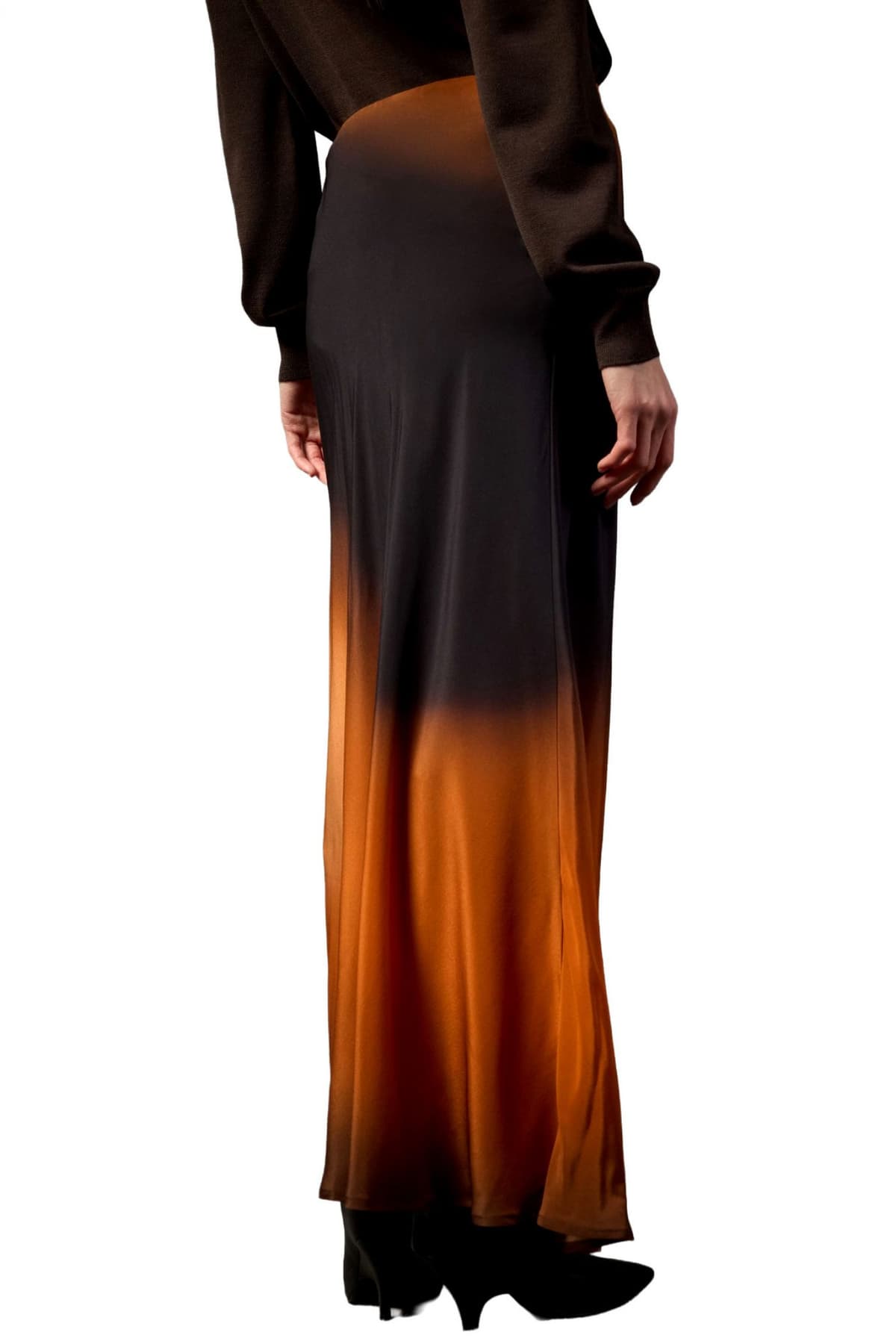 LIVIANA CONTI ΦΟΥΣΤΑ MIDI PETRA REGULAR FIT ΚΑΦΕ-ΠΟΡΤΟΚΑΛΙ