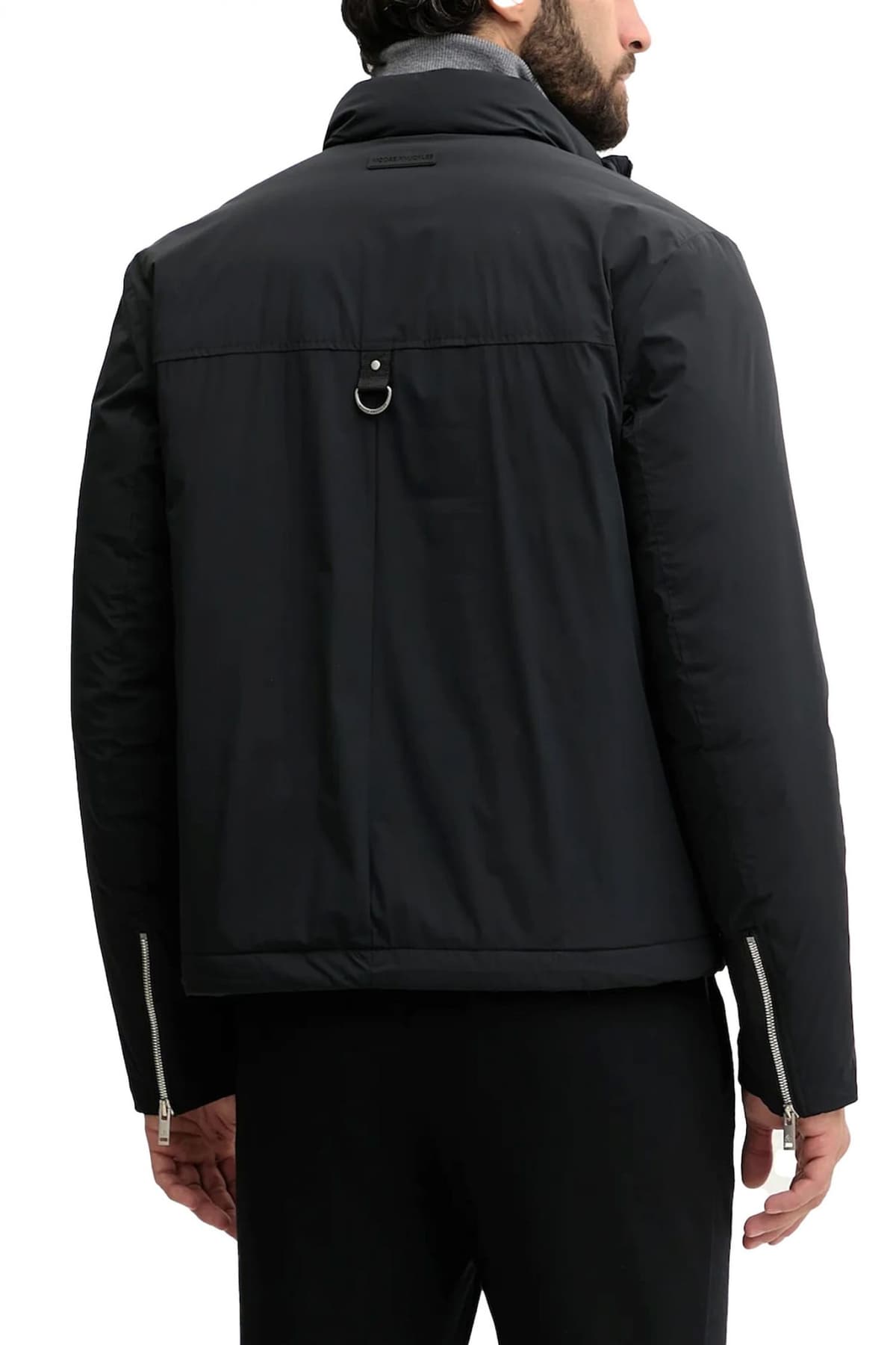 MOOSE KNUCKLES ΜΠΟΥΦΑΝ JACKET NORTHDALE SHIRT JACKET ΜΑΥΡΟ