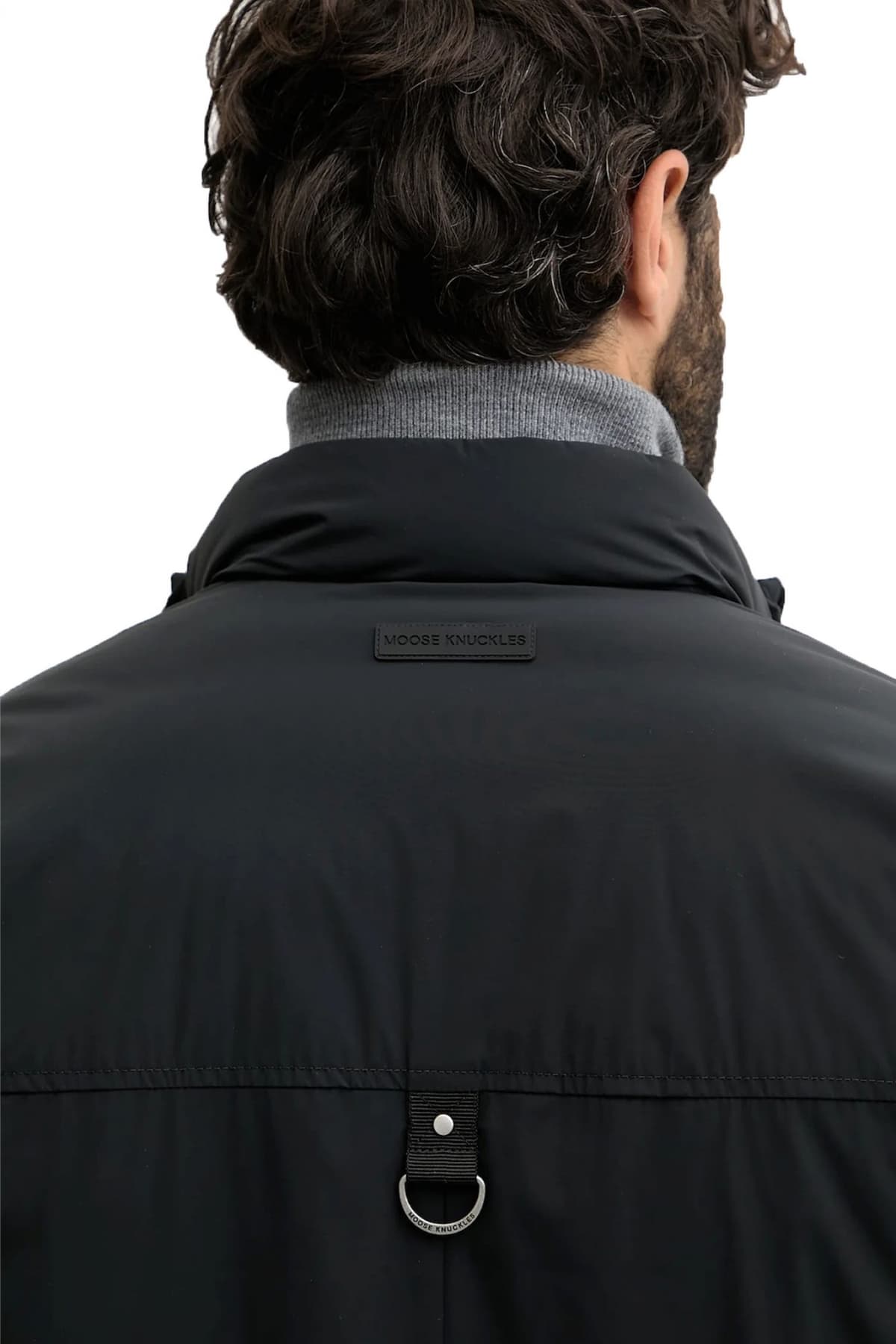 MOOSE KNUCKLES ΜΠΟΥΦΑΝ JACKET NORTHDALE SHIRT JACKET ΜΑΥΡΟ