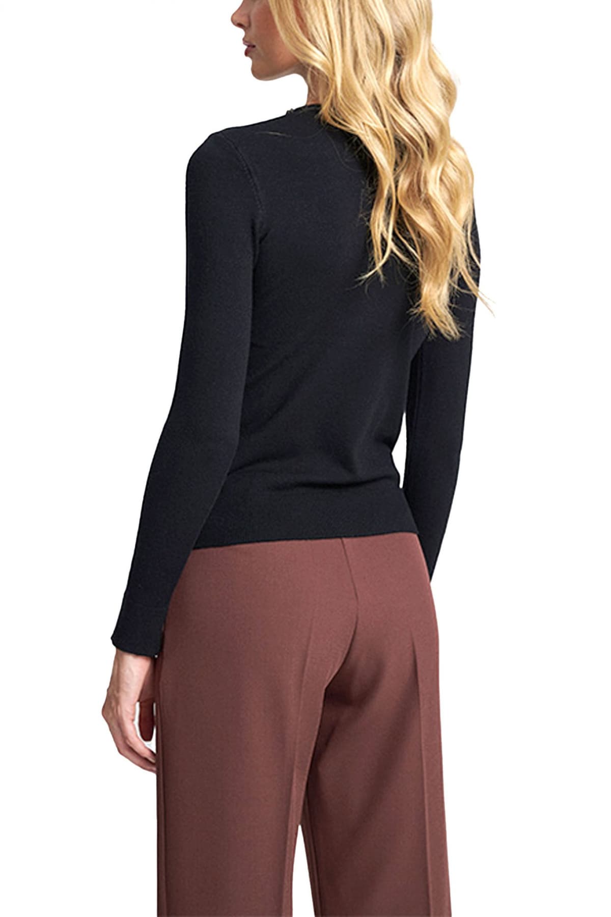 MIND MATTER ΠΛΕΚΤΟ ARTEMIS CREW NECK ΚΕΝΤΗΜΑ ΚΡΥΣΤΑΛΛΑ ΜΑΥΡΟ