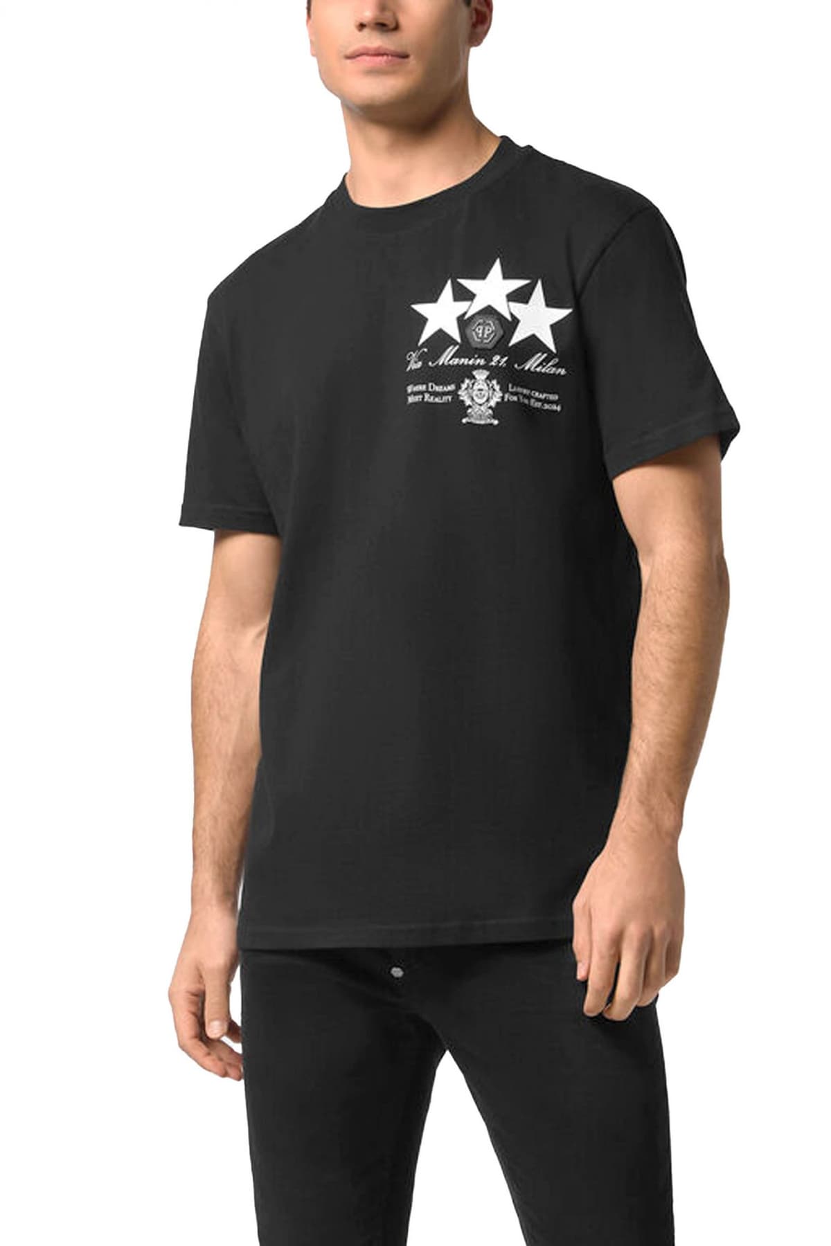 Men's T-Shirts Philipp Plein Black