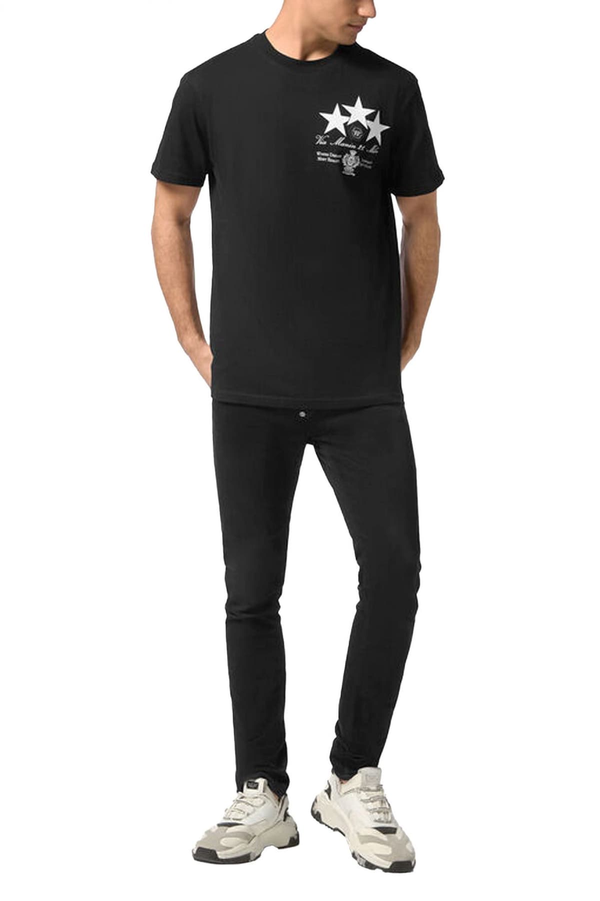 Men's T-Shirts Philipp Plein Black