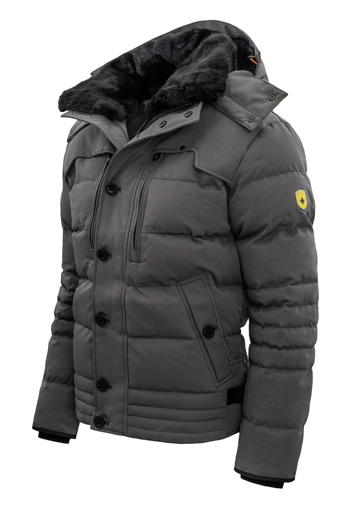 WELLENSTEYN ΑΝΔΡΙΚΟ ΜΠΟΥΦΑΝ ΦΟΥΣΚΩΤΟ STARSTREAM ΑΠΟΣΠΩΜΕΝΗ ΚΟΥΚΟΥΛΑ ΑΠΟΣΠΩΜΕΝΗ ΓΟΥΝΑ ΓΚΡΙ