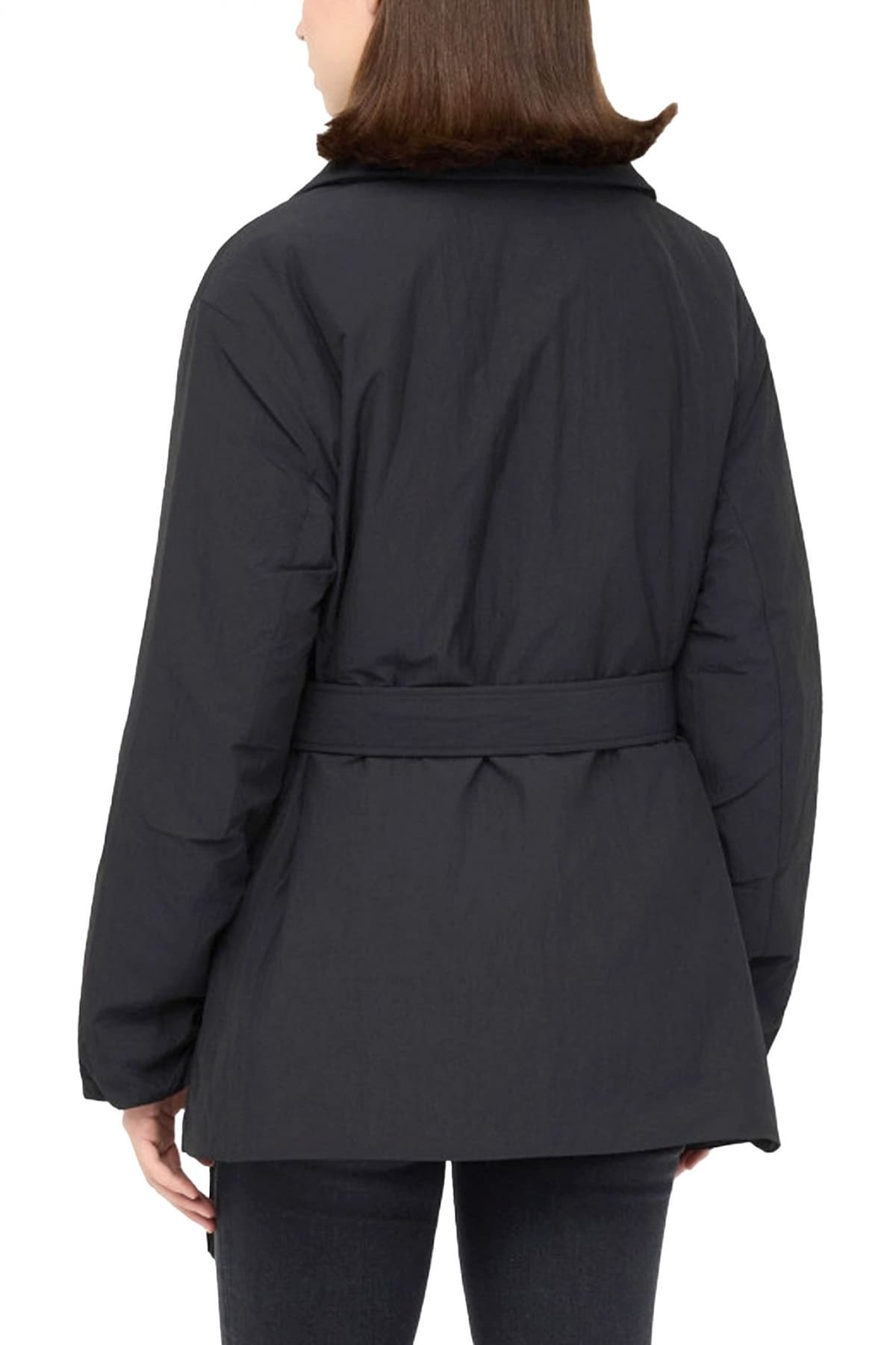 LIU-JO ΜΠΟΥΦΑΝ JACKET ΑΠΟΣΠΩΜΕΝΟΣ ΘΩΡΑΚΑΣ ΖΩΝΗ ΜΑΥΡΟ