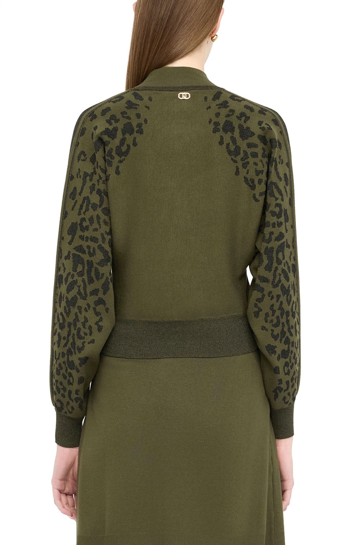 LIU-JO BETTER ΠΛΕΚΤΟ ΛΟΥΠΕΤΟ XAKI-MAYΡΟ