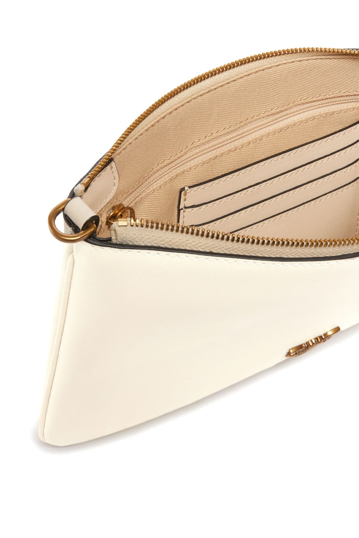 PINKO ΦΑΚΕΛΟΣ FLAT CLASSIC VITELLO SETA ΛΕΥΚΟ