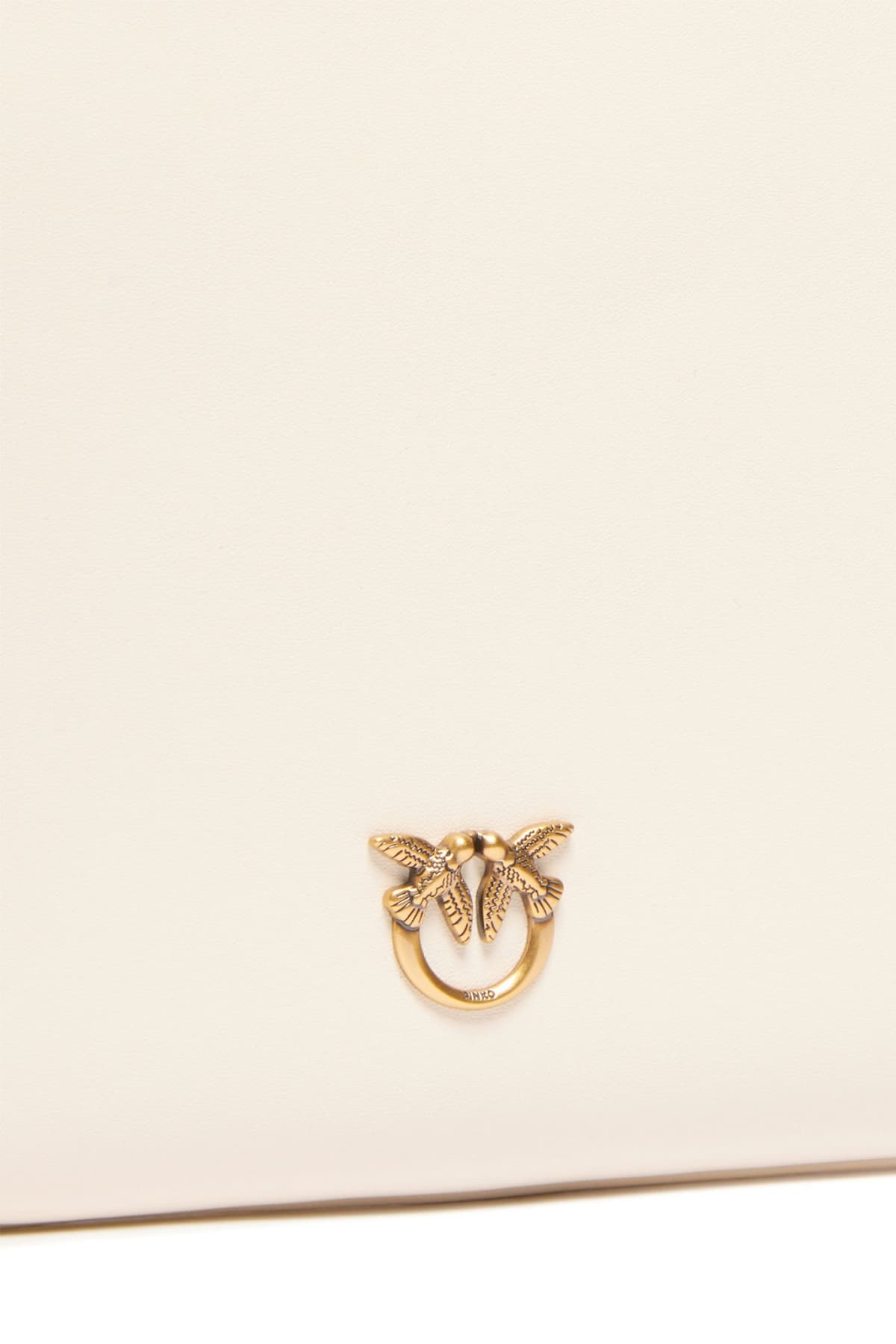 PINKO ΦΑΚΕΛΟΣ FLAT CLASSIC VITELLO SETA ΛΕΥΚΟ