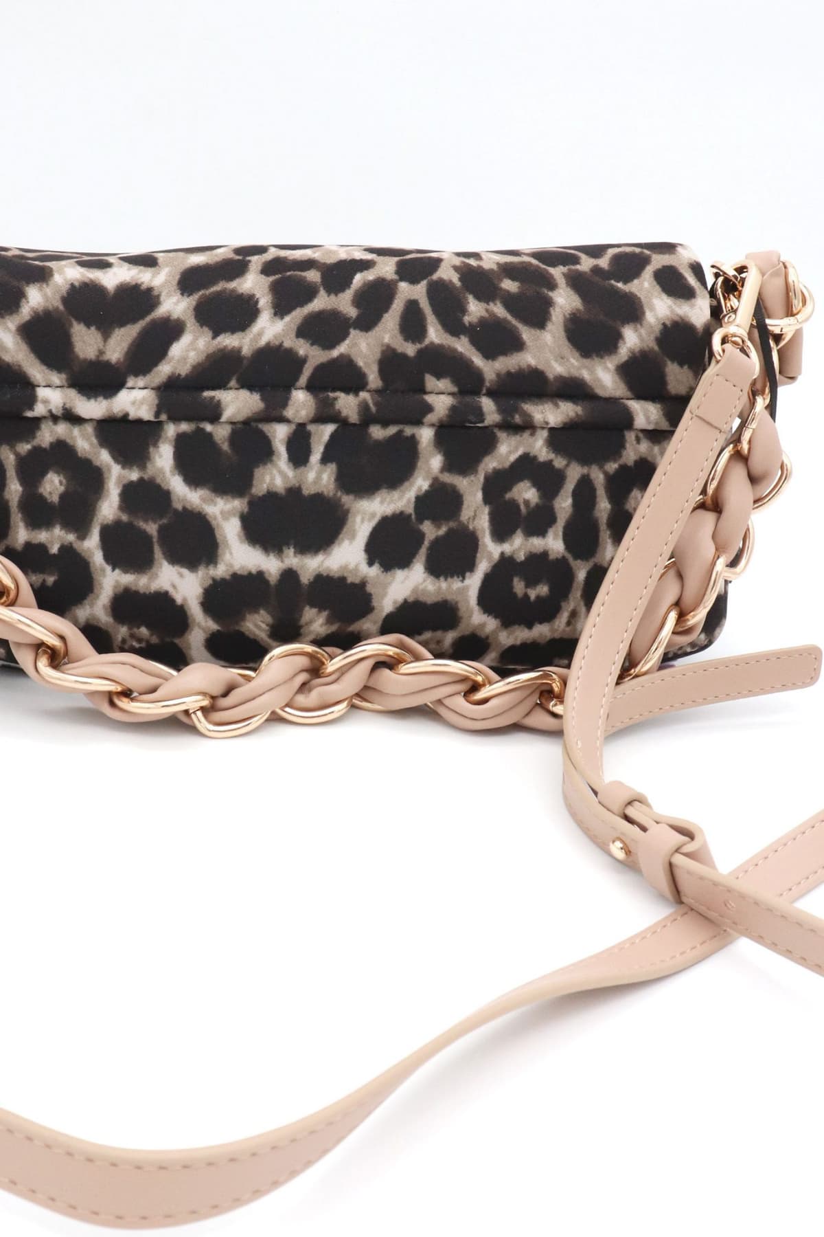 MARELLA LE MUSE ΤΣΑΝΤΑ EMILY3 ΧΕΙΡΟΣ/CROSSBODY ΜΕΤΑΛΛΙΚΟ LOGO ΛΕΟΠΑΡ-ΜΠΕΖ