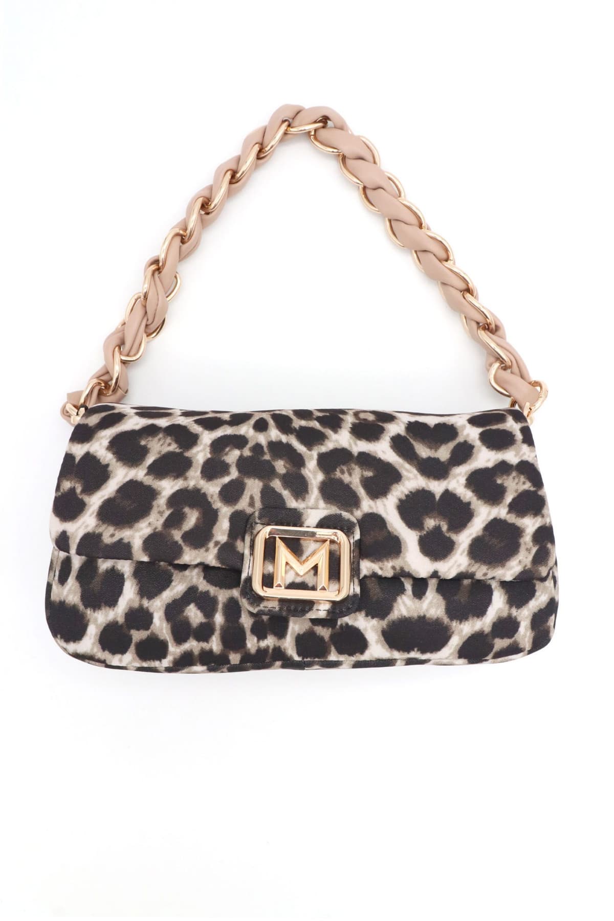 MARELLA LE MUSE ΤΣΑΝΤΑ EMILY3 ΧΕΙΡΟΣ/CROSSBODY ΜΕΤΑΛΛΙΚΟ LOGO ΛΕΟΠΑΡ-ΜΠΕΖ