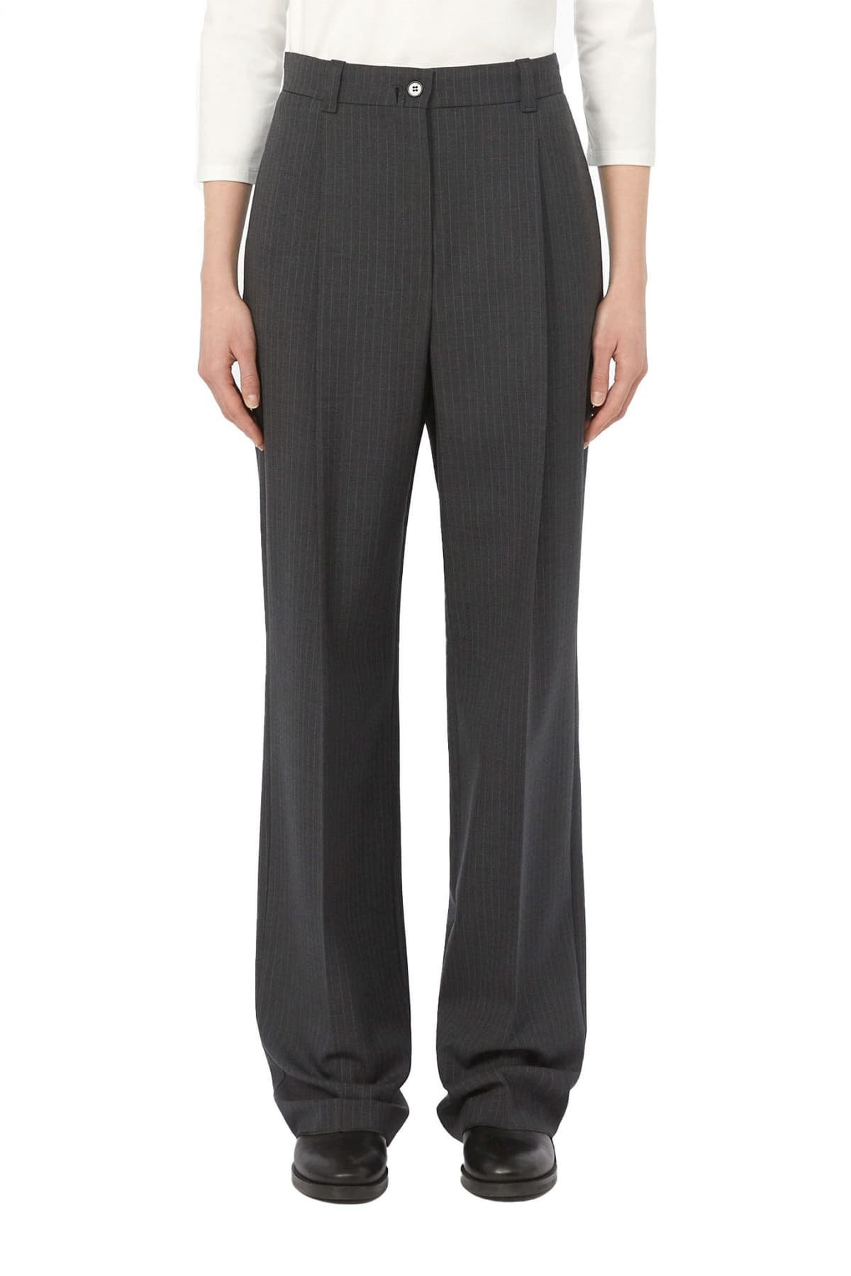 MAX MARA WEEKEND ΠΑΝΤΕΛΟΝΙ SALSA ΡΙΓΕ ΠΙΕΤΑ ΤΣΕΠΕΣ ΣΚΟΥΡΟ ΓΚΡΙ