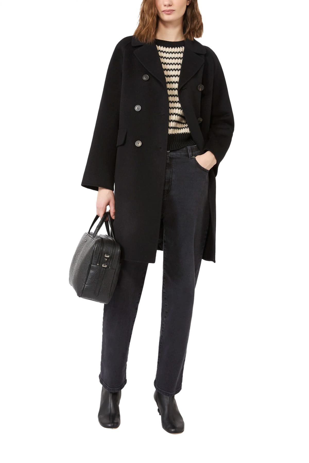 MAX MARA WEEKEND ΠΑΝΤΕΛΟΝΙ JEANS CINESE ΣΚΟΥΡΟ ΓΚΡΙ