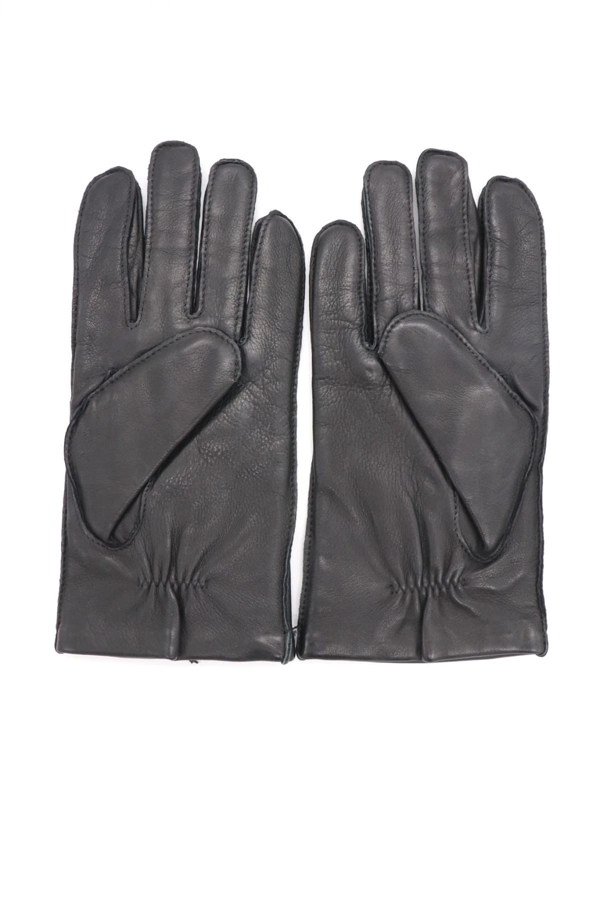 JOOP! ΓΑΝΤΙΑ ΔΕΡΜΑ LOGO ΜΕΤΑΛΛΙΚΟ ΜΑΥΡΟ