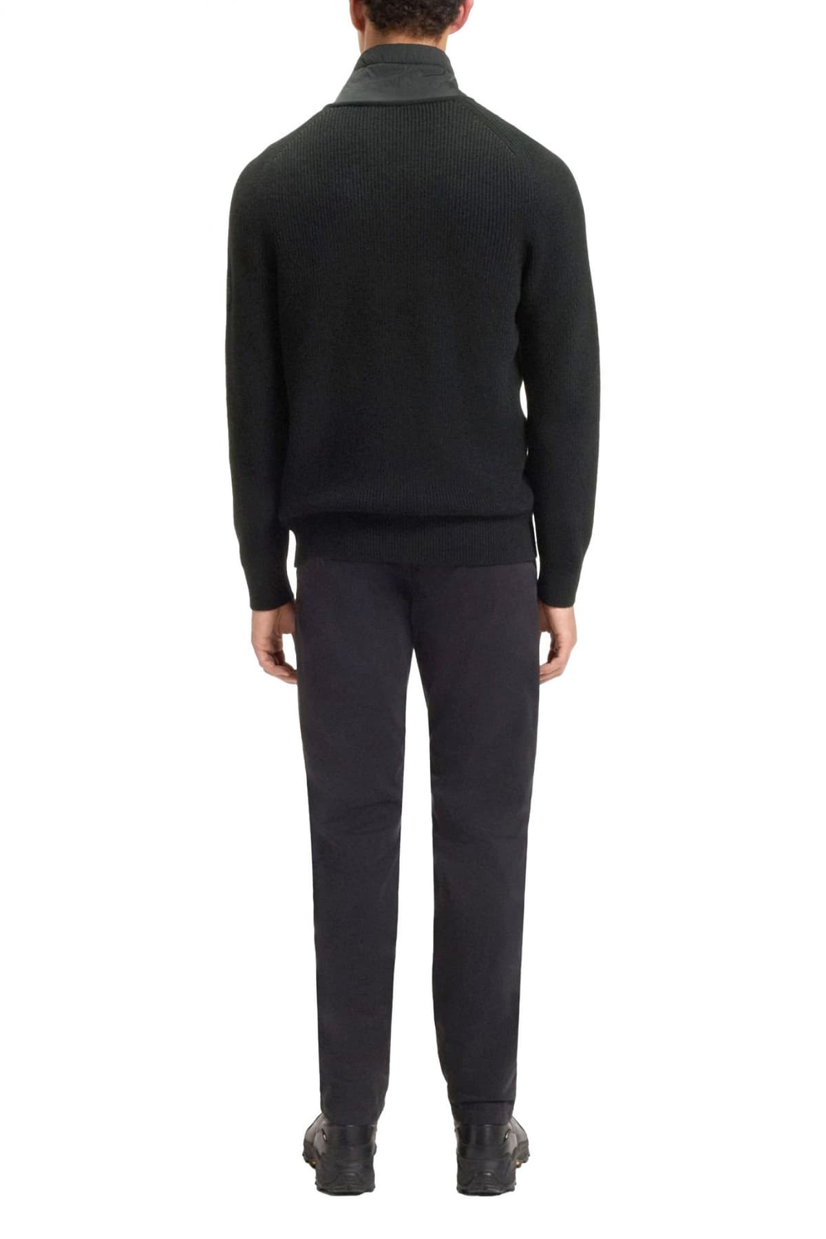 BOSS CASUAL ΠΛΕΚΤΟ FULLZIP KIGIOO ΜΑΥΡΟ