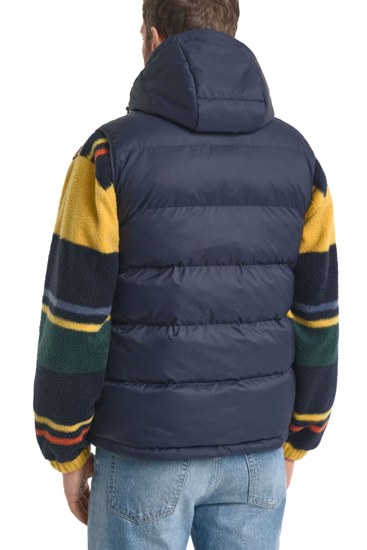 GANT ΜΠΟΥΦΑΝ ΑΜΑΝΙΚΟ ACTIVE CLOUD VEST ΜΕ ΑΠΟΣΠΩΜΕΝΗ ΚΟΥΚΟΥΛΑ ΜΠΛΕ