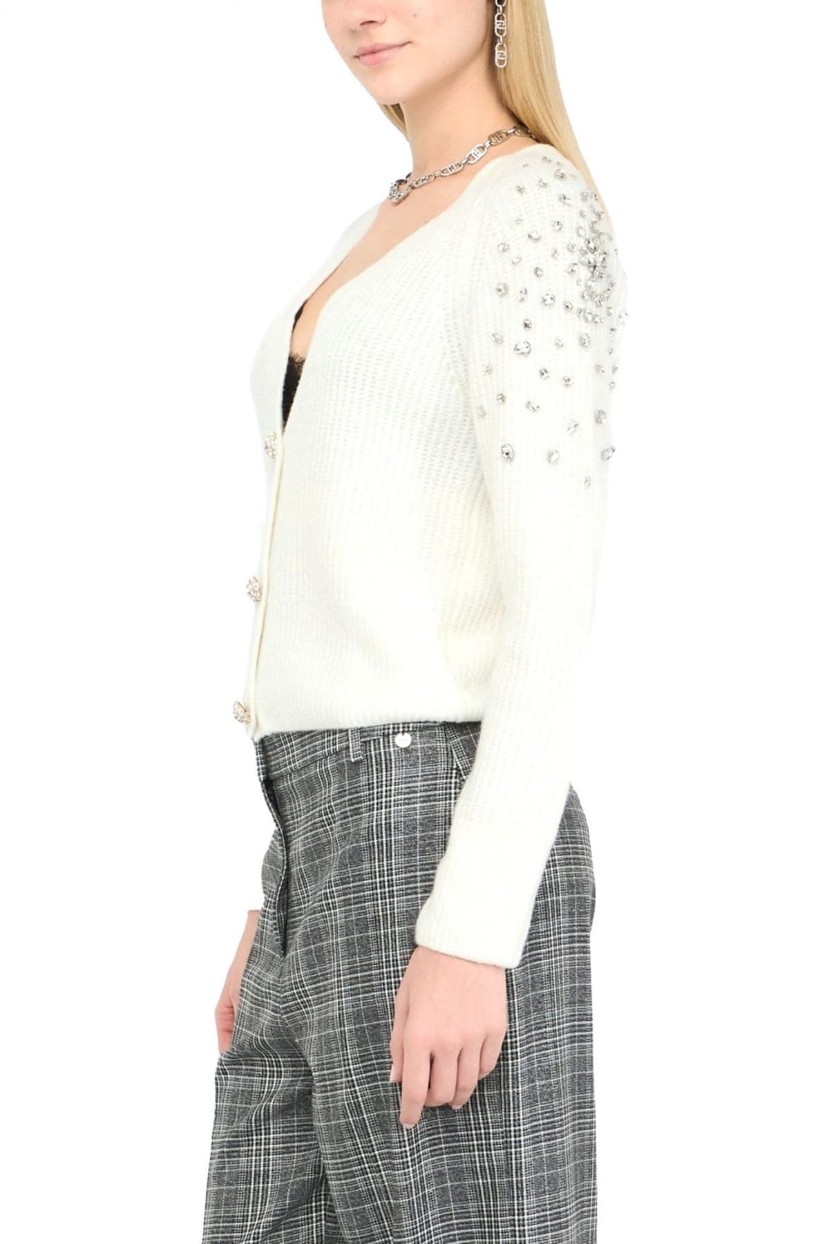 LIU-JO ΖΑΚΕΤΑ ΠΛΕΚΤΟ ΣΤΡΑΣ ΕΚΡΟΥ