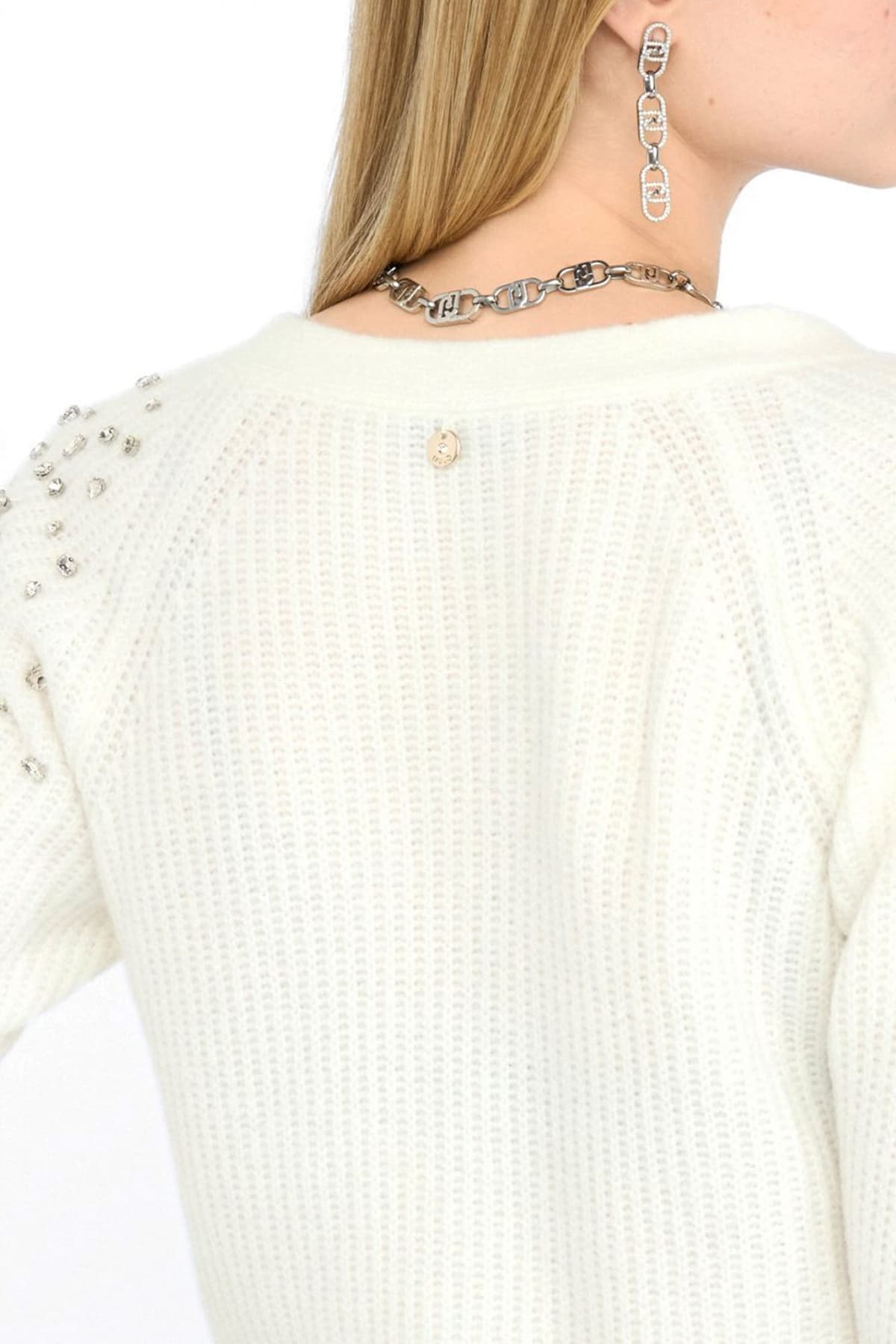 LIU-JO ΖΑΚΕΤΑ ΠΛΕΚΤΟ ΣΤΡΑΣ ΕΚΡΟΥ