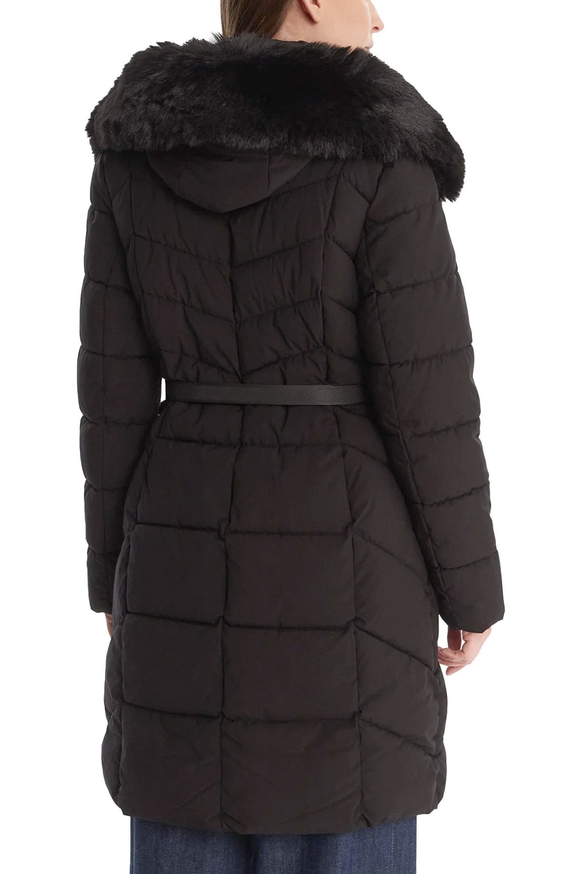 DKNY ΜΠΟΥΦΑΝ ΦΟΥΣΚΩΤΟ ΑΠΟΣΠΩΜΕΝΗ ΓΟΥΝΑ LOGO ΜΑΝΙΚΙ ΑΠΟΣΠΩΜΕΝΗ ΖΩΝΗ ΜΑΥΡΟ