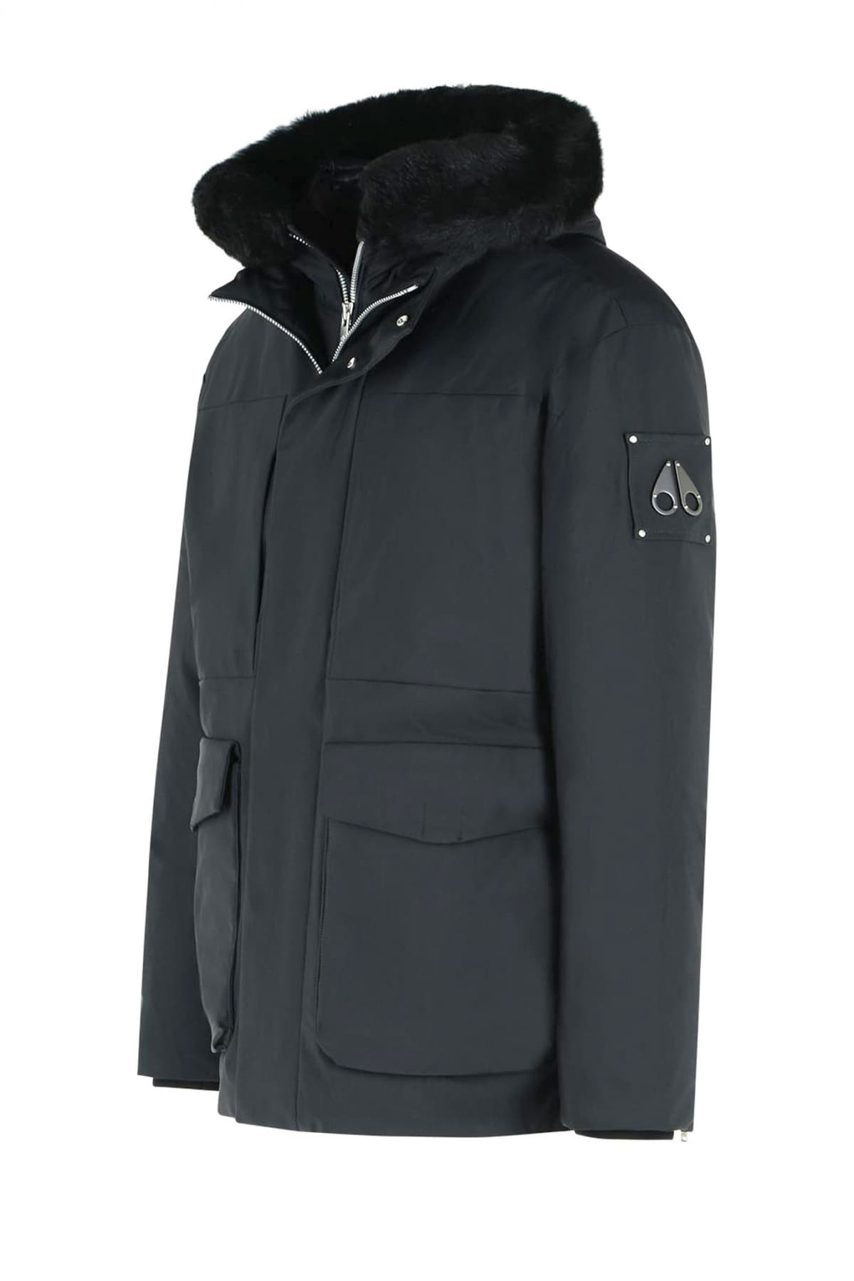 MOOSE KNUCKLES ΜΠΟΥΦΑΝ PUFFER VOLTAIRE 3Q JACKET ΑΠΟΣΠΩΜΕΝΟΣ ΘΩΡΑΚΑΣ ΜΑΥΡΟ