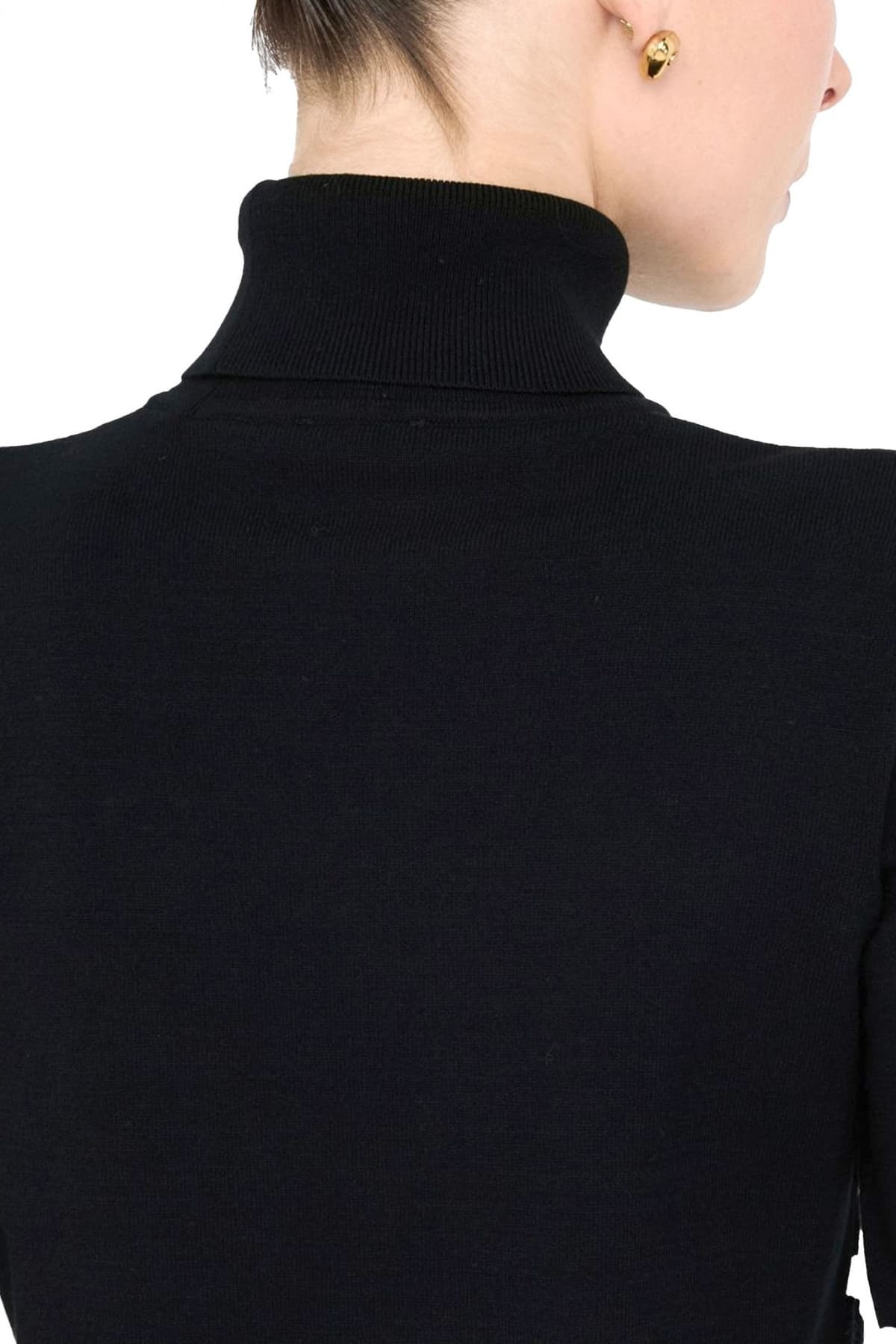 LIU-JO BETTER ΠΛΕΚΤΟ ΖΙΒΑΓΚΟ ΠΕΡΛΑ LOGO ΜΑΥΡΟ