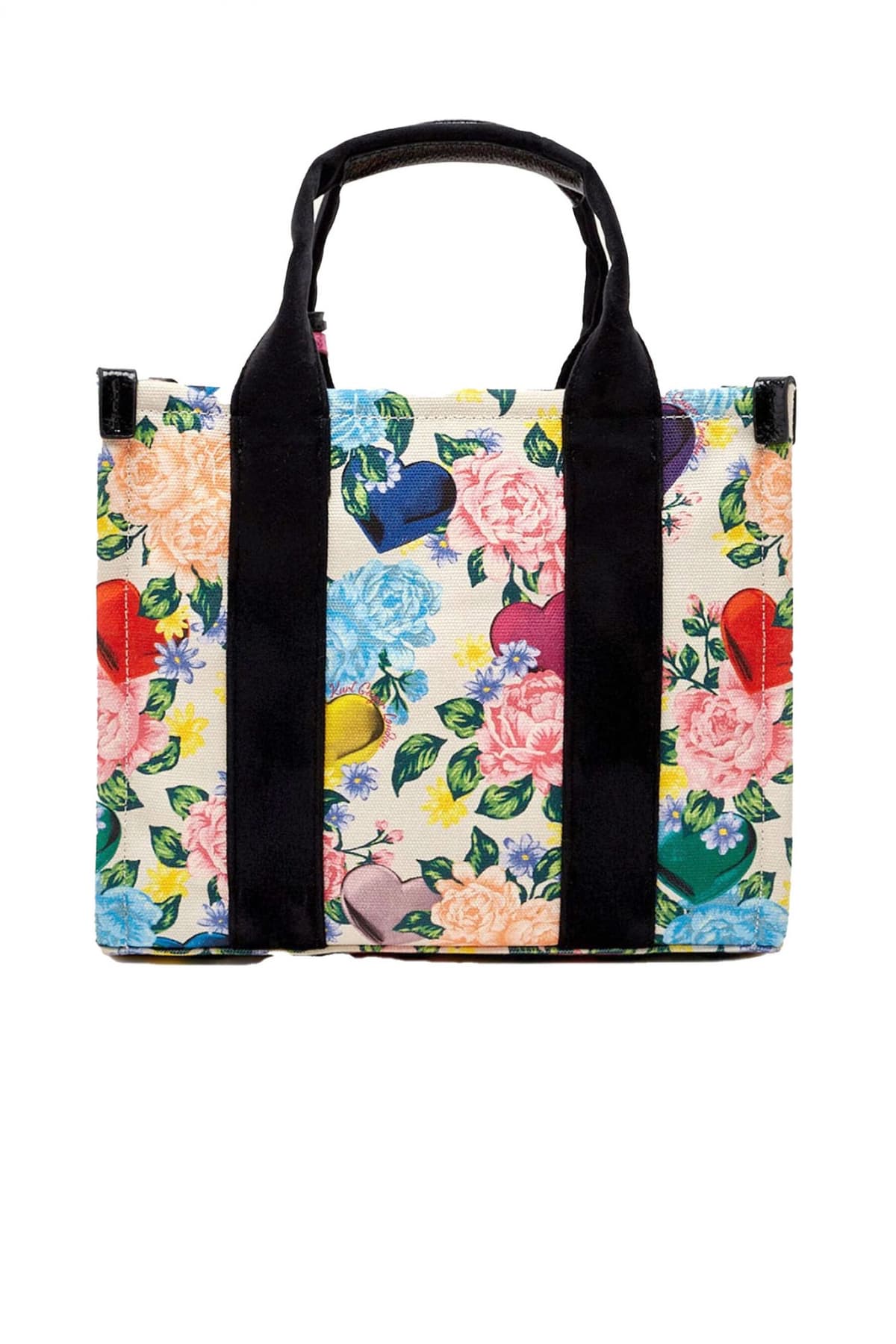 KURT GEIGER TΣΑΝΤΑ CROSSBODY/ΧΕΙΡΟΣ SMALL SOUTHBANK TOTE ΦΛΟΡΑΛ ΙΜΑΝΤΑΣ LOGO ΠΟΛΥΧΡΩΜΟ