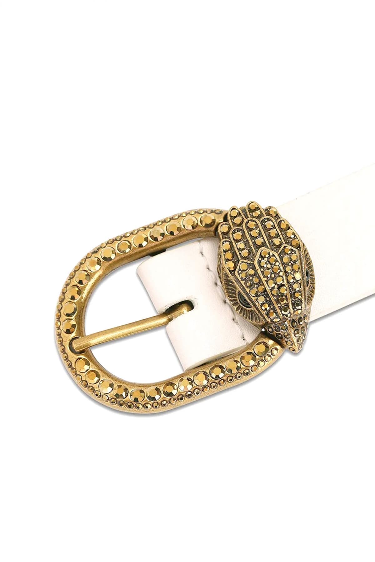 KURT GEIGER ΖΩΝΗ MAYFAIR 30 BELT LOGO MΠΕΖ