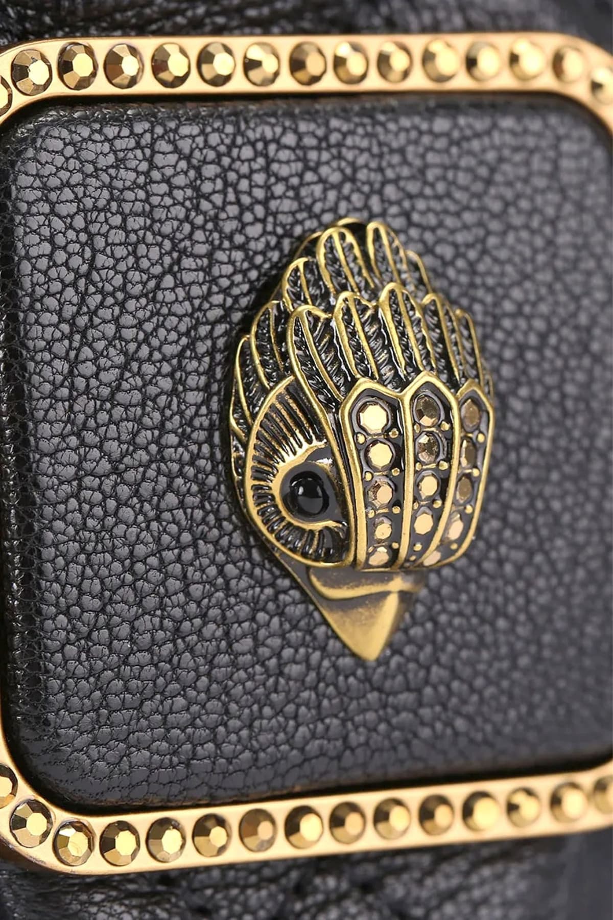 KURT GEIGER ΤΣΑΝΤΑ CROSSBODY/ΩΜΟΥ PIMLICO BAG KAΠΙΤΟΜΕ ΑΛΥΣΙΔΑ LOGO ΜΑΥΡΟ