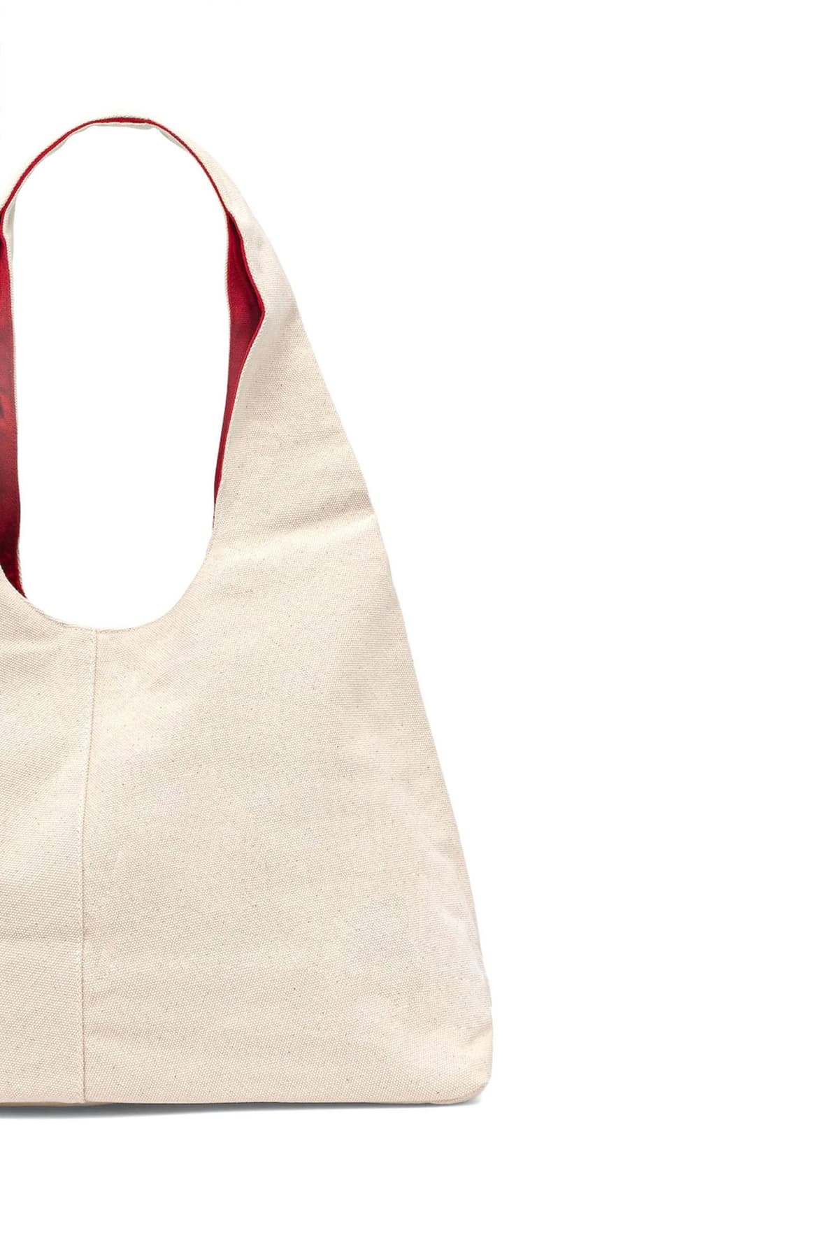 KARL LAGERFELD ΤΣΑΝΤΑ ΩΜΟΥ K/RSG SLING HOBO BAG LOGO ΕΚΡΟΥ