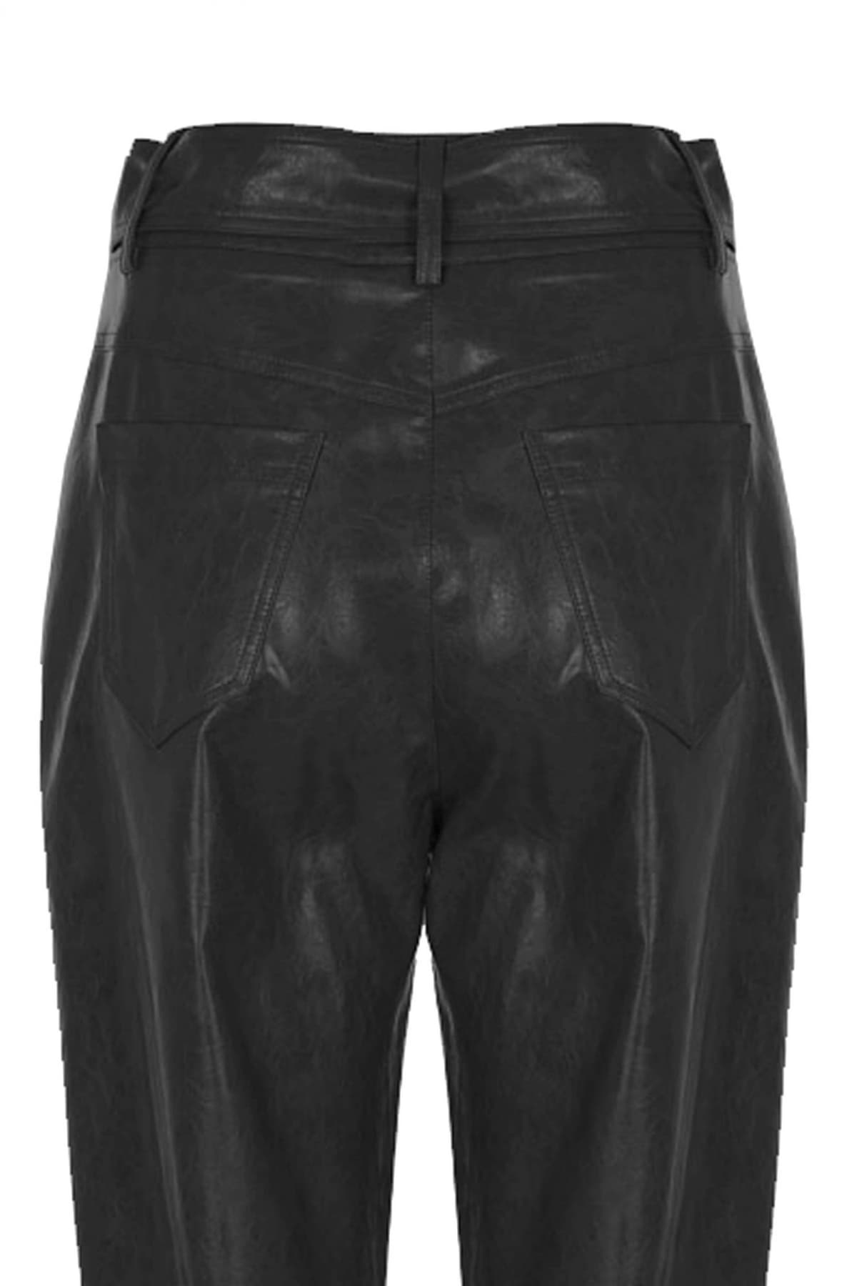 MIND MATTER ΠΑΝΤΕΛΟΝΙ CAZELLE FAUX LEATHER ΑΠΟΣΠΩΜΕΝΗ ΖΩΝΗ ΤΣΕΠΕΣ ΜΑΥΡΟ