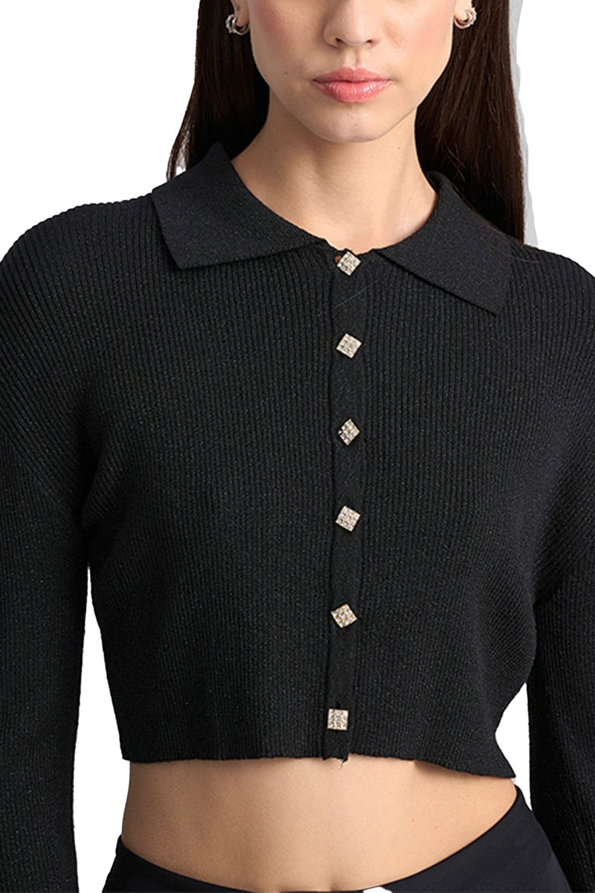 MIND MATTER TOP MADISON ΖΑΚΕΤΑ POLO ΚΟΥΜΠΙΑ ΣΤΡΑΣ ΜΑΥΡΟ